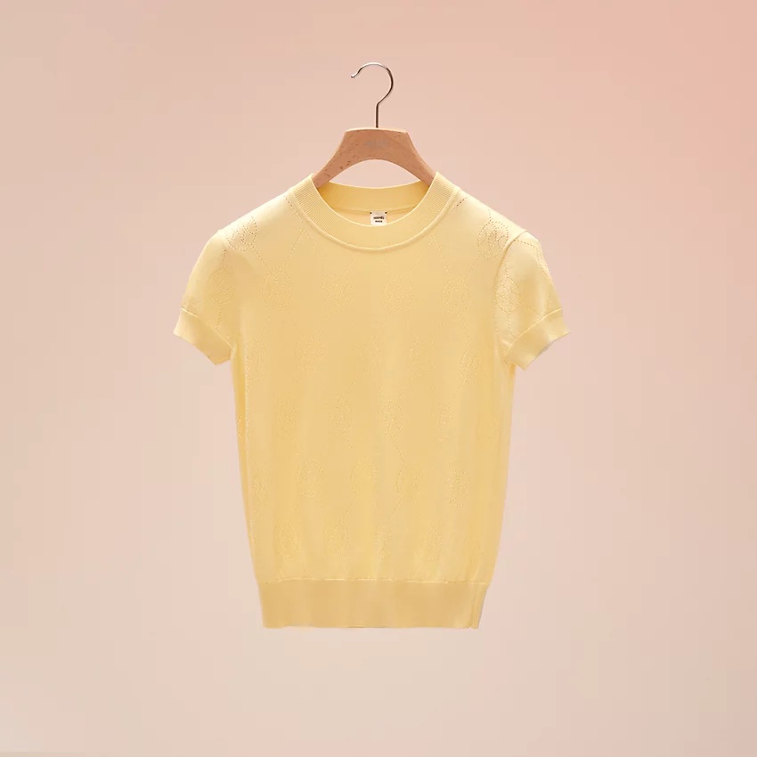 Short-sleeve sweater - 4