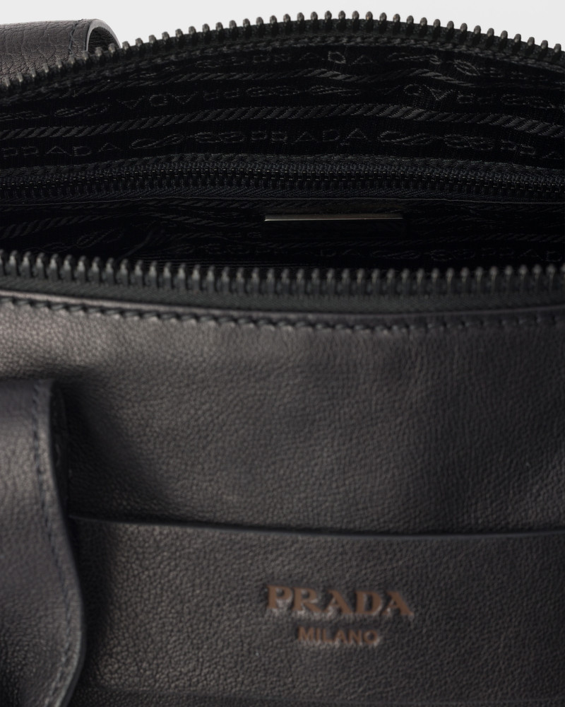Large leather top-handle bag 4