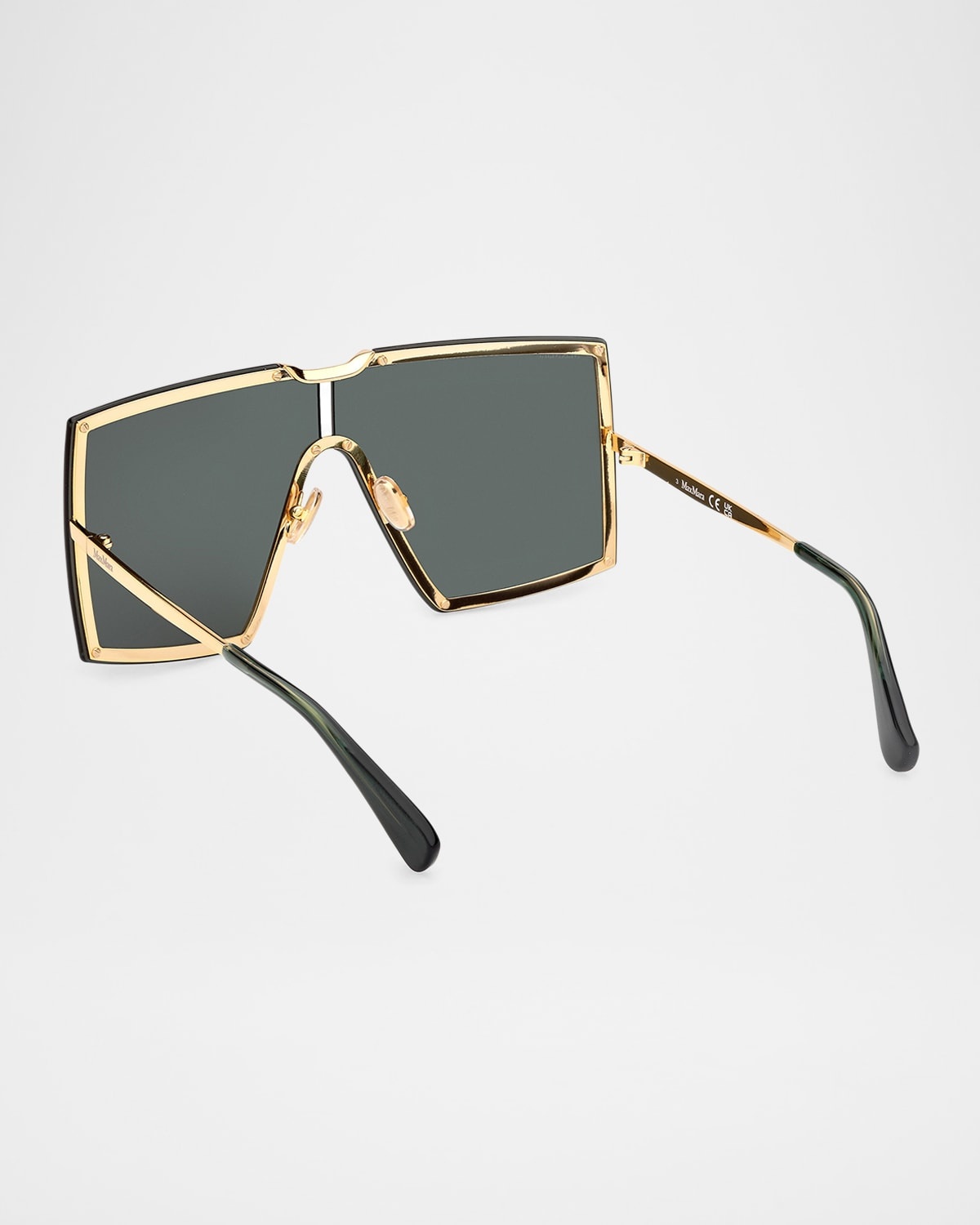 Shield Metal Sunglasses - 2