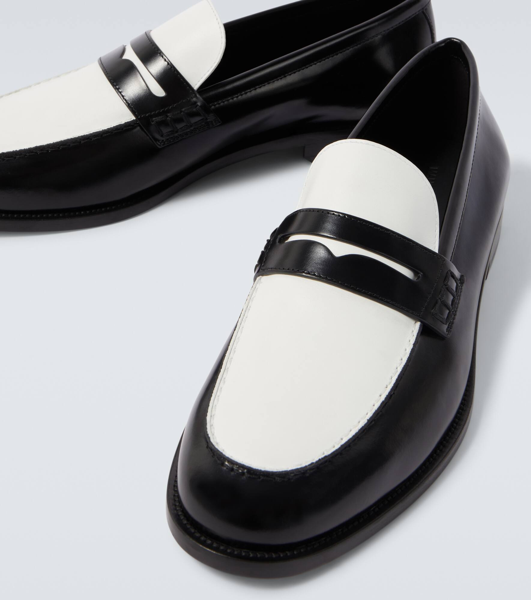 Perry leather penny loafers - 3