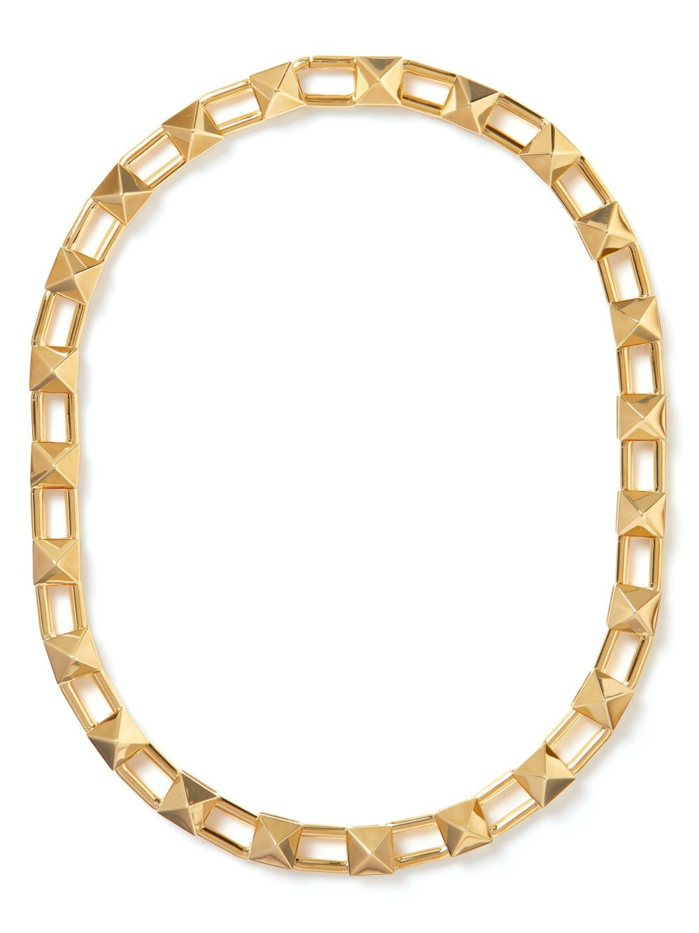 Rockstud chain-link necklace - 1