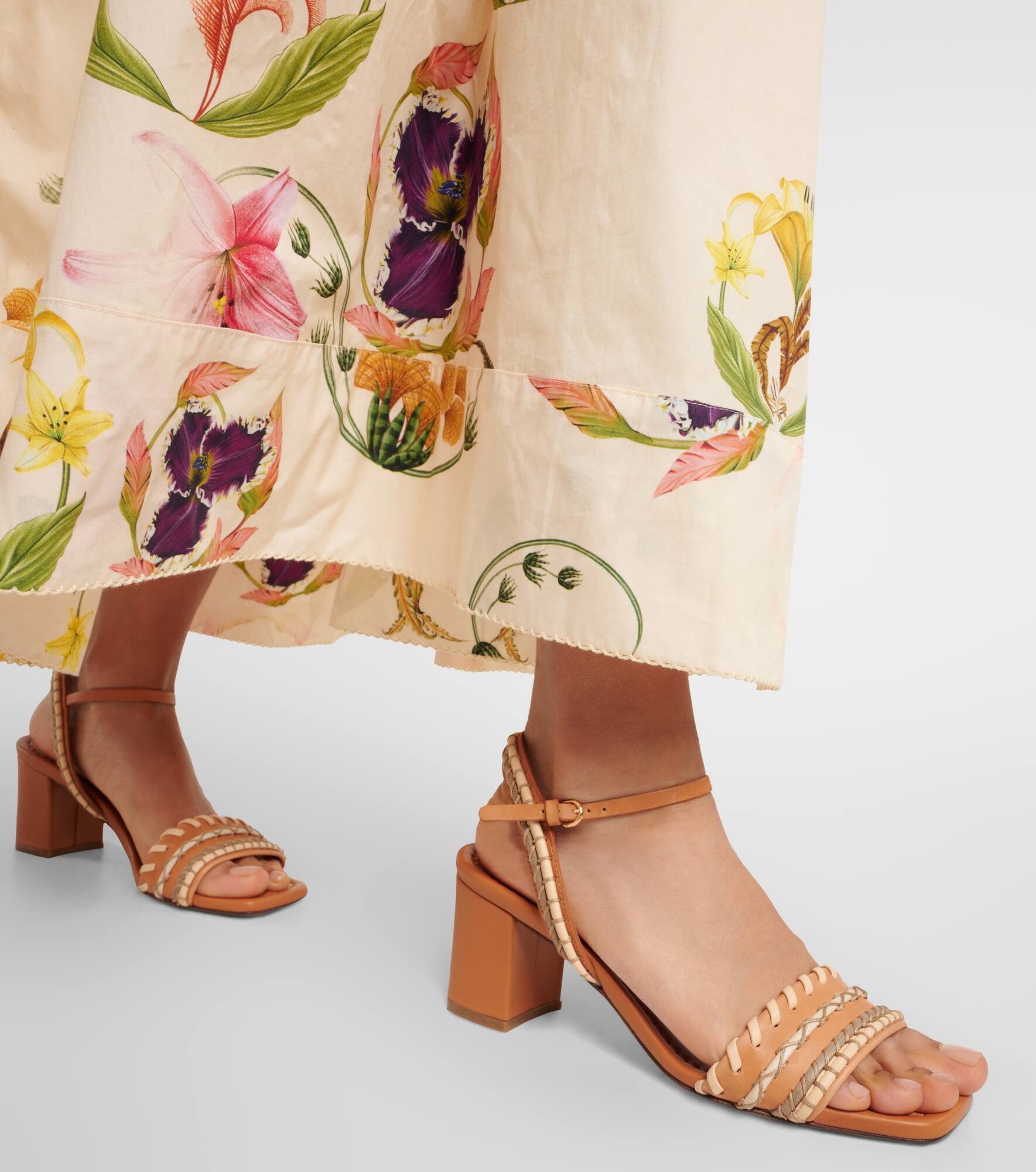 Sofia leather sandals - 4