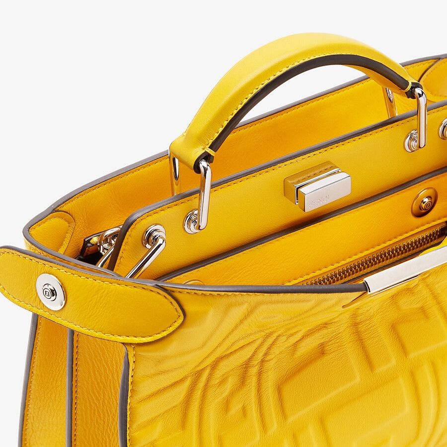 Yellow nappa leather bag - 6