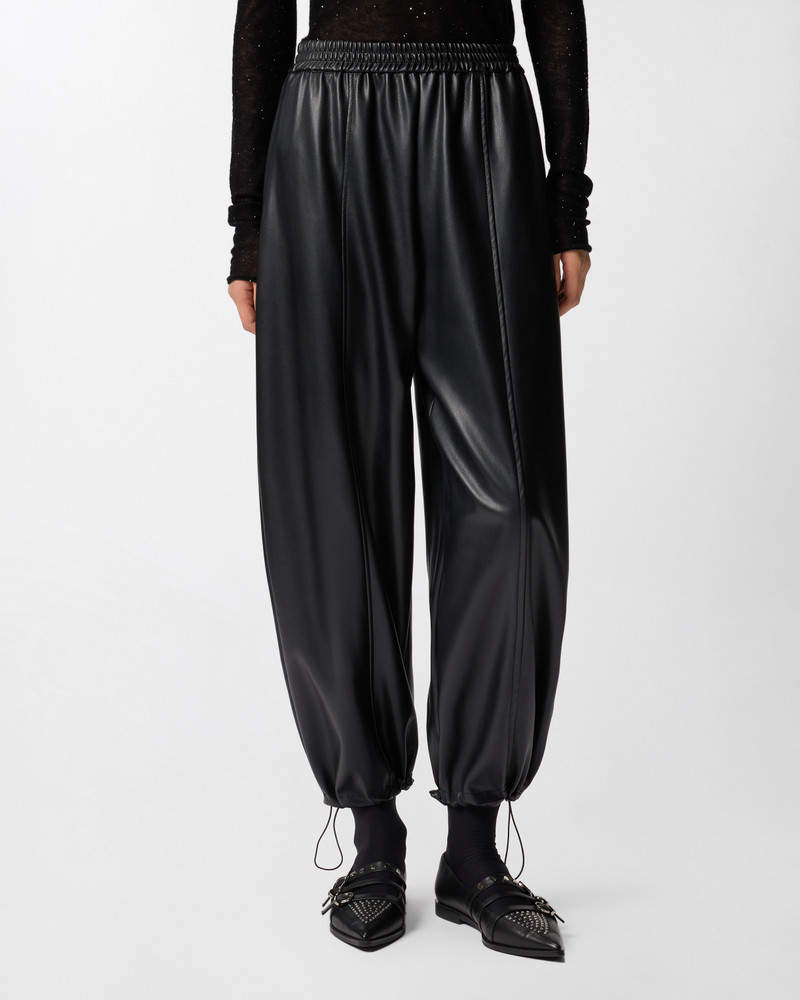FAUX LEATHER BALLOON TROUSERS 3