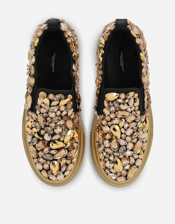 Canvas Custom 2.Zero slip-on sneakers with stone embellishment - 4