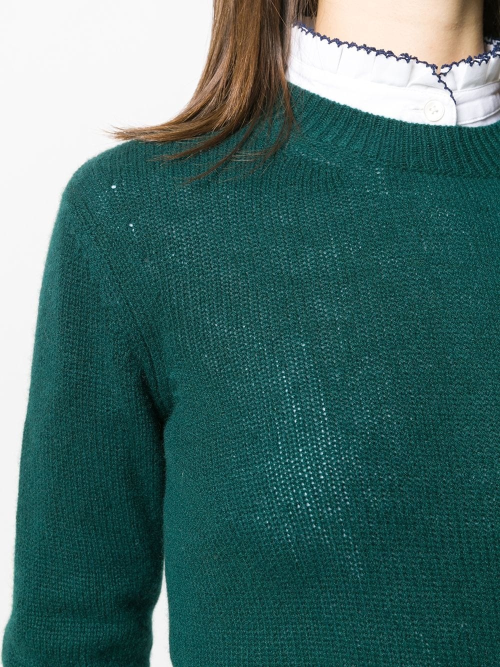 cropped knitted sweater - 5