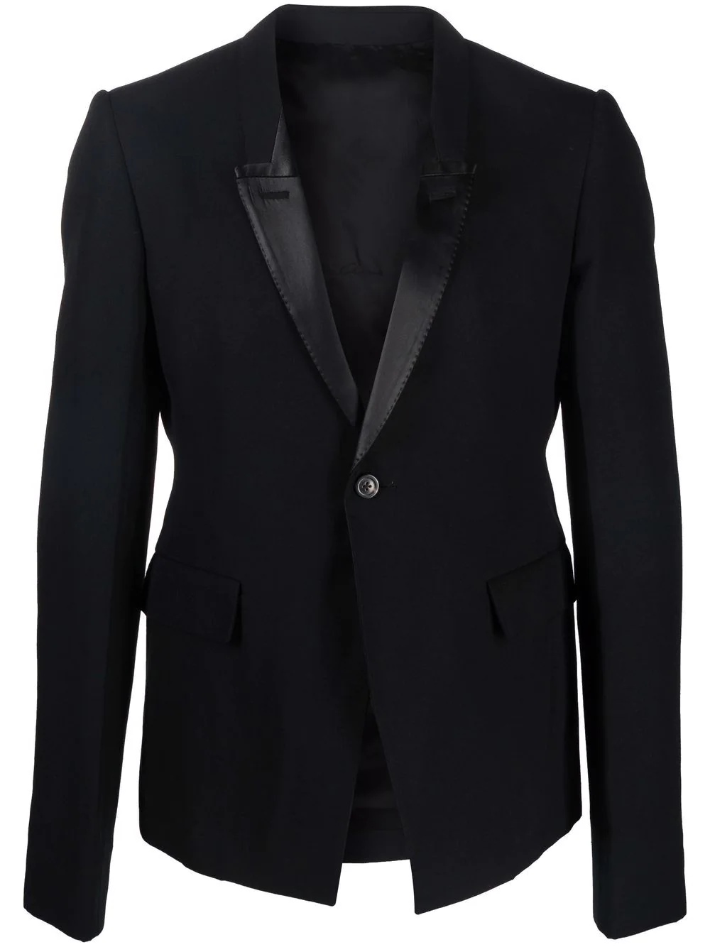 peak-lapels single-breasted blazer - 1