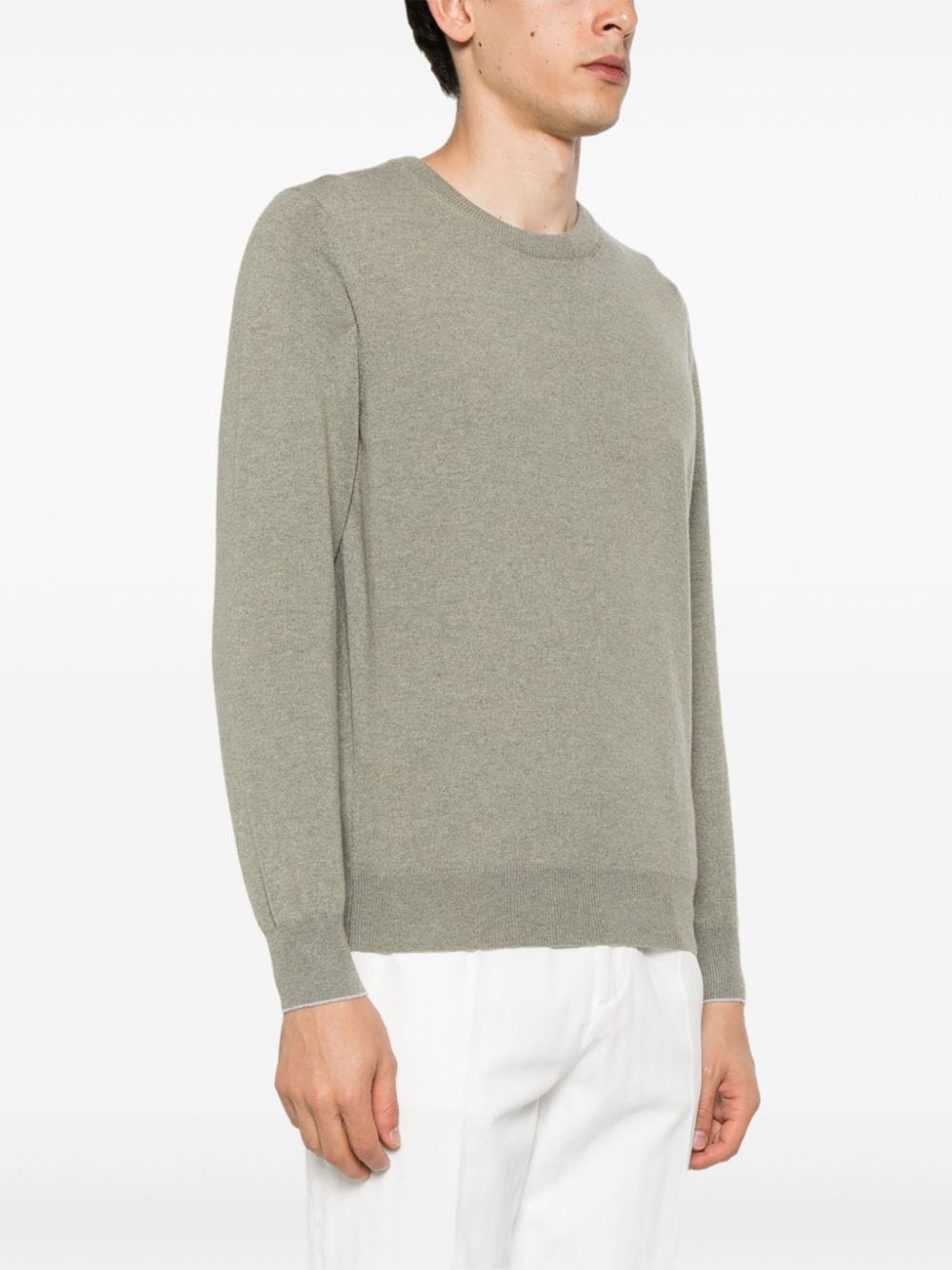 crew-neck cashmere jumper - 3