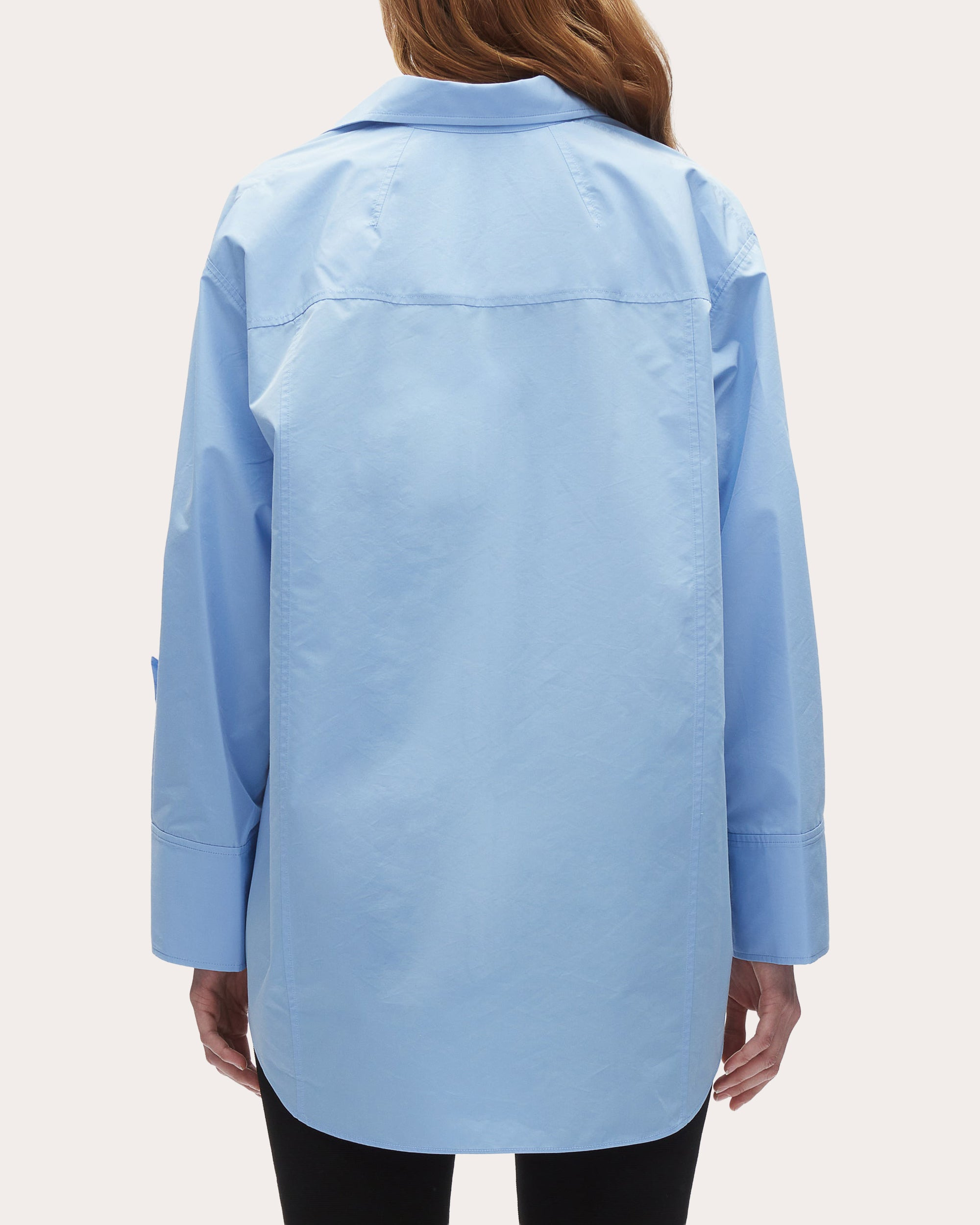 Oversized Ruffle-Trimmed Cotton Blend Shirt - 2
