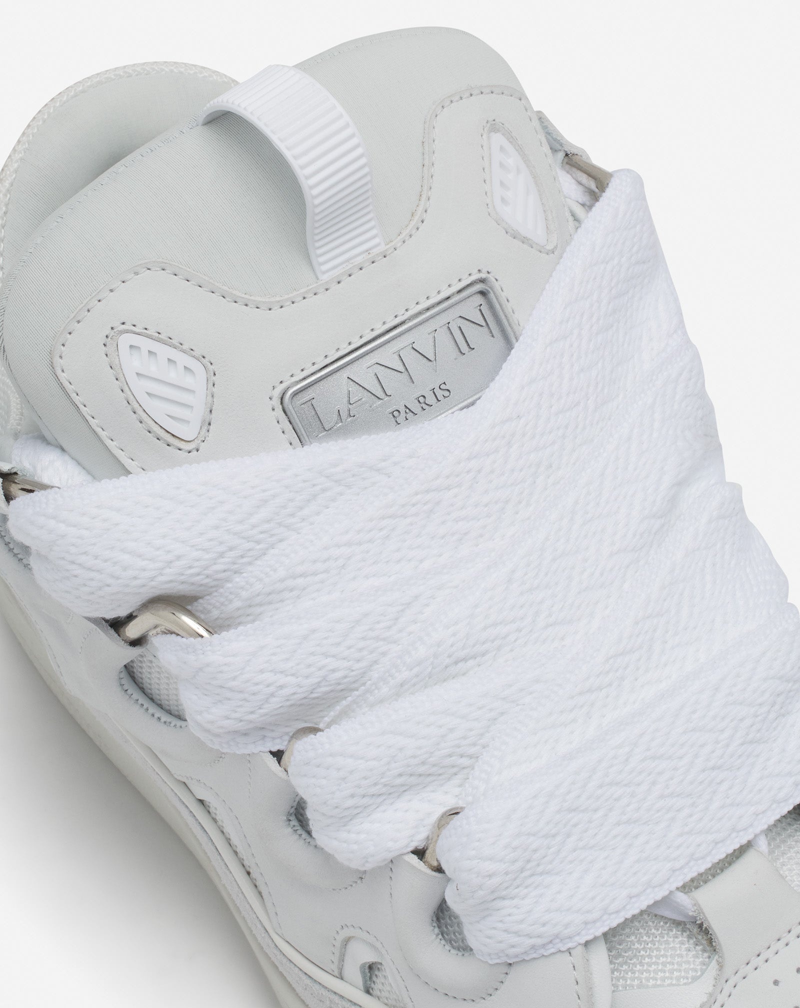 LEATHER CURB SNEAKERS - 5