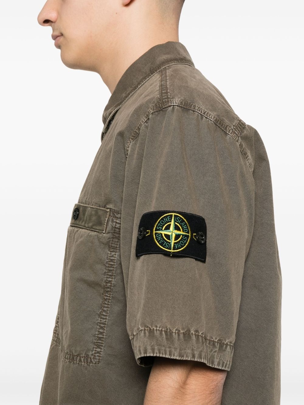 Compass-badge shirt - 5