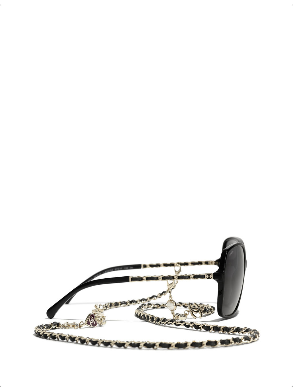 CH5210Q oversized chainmail acetate square sunglasses - 3