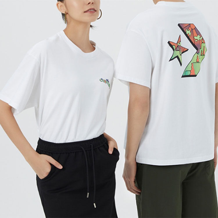 Converse Star Chevron T-Shirt 'White' 10023940-A02 - 4