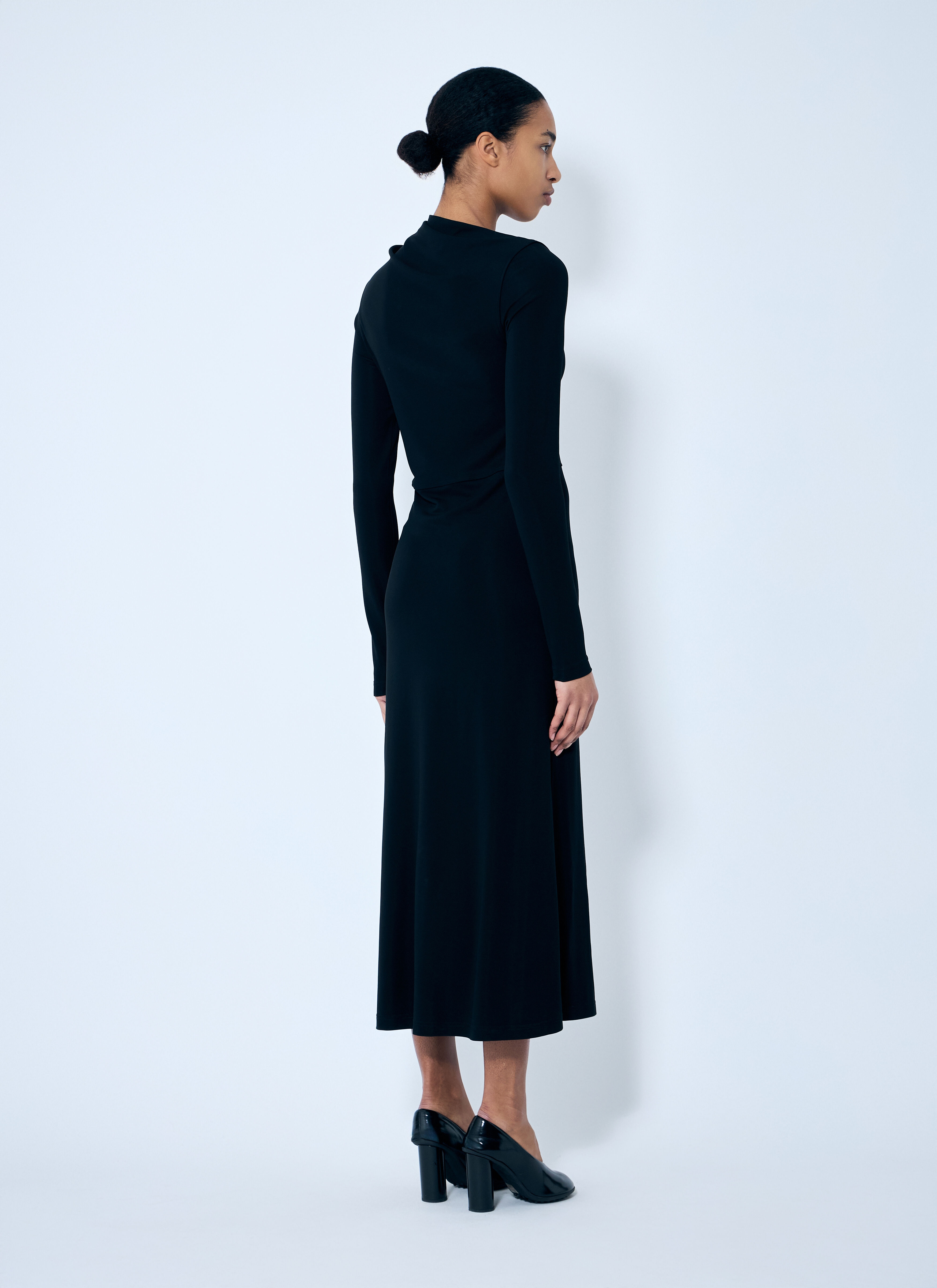 Draped Jersey Dress - 4
