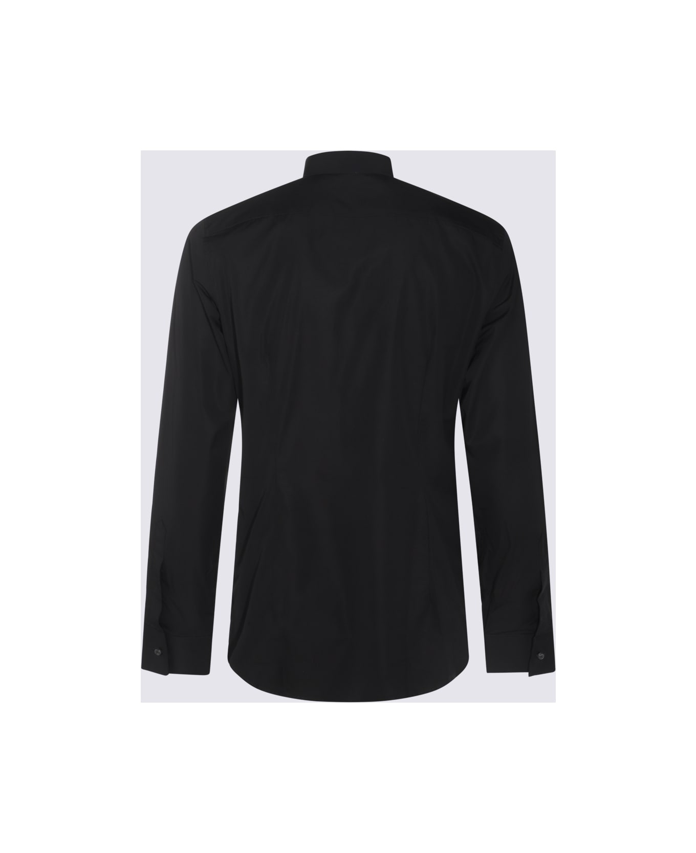 Black Cotton Shirt - 2