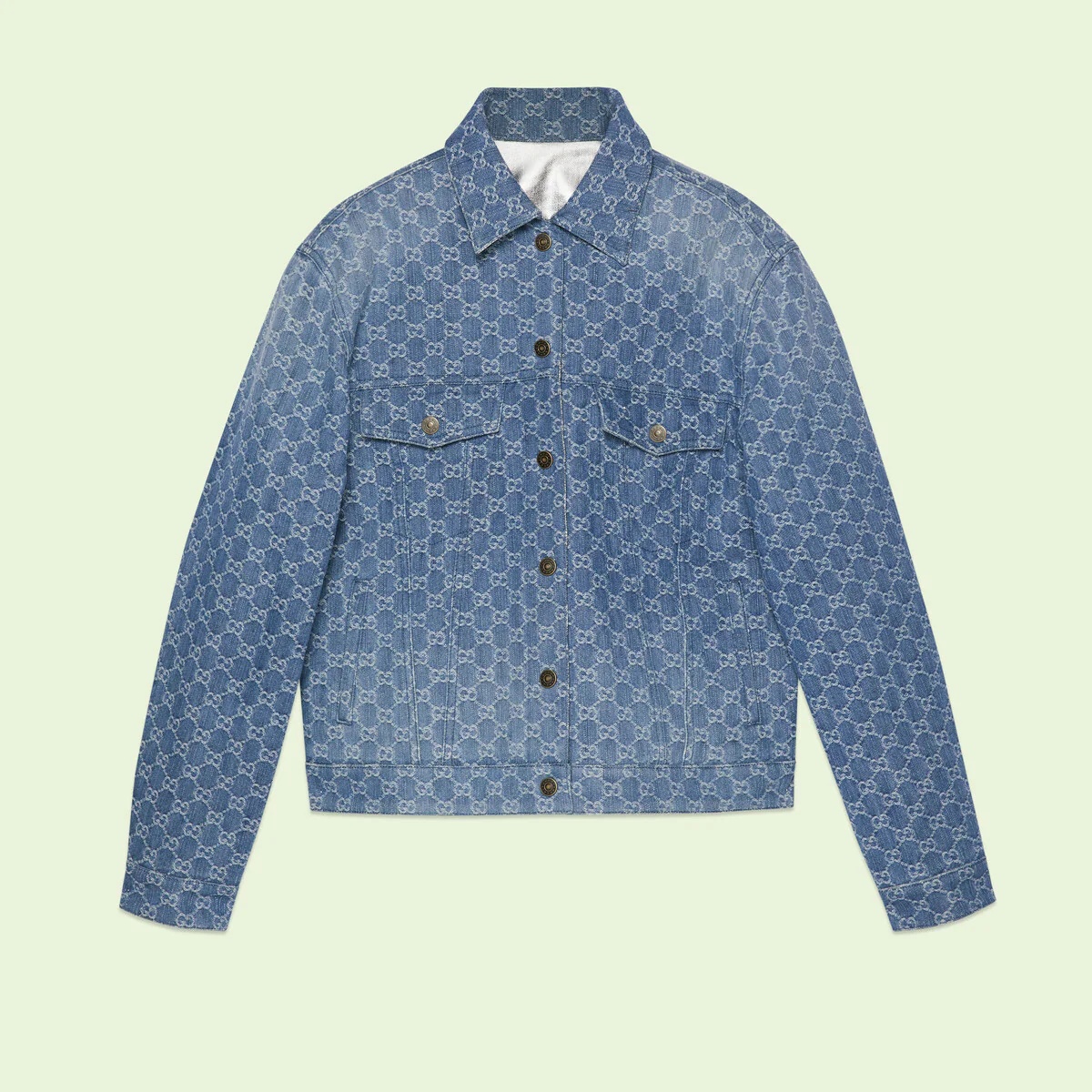 Reversible GG metallic denim jacket - 10