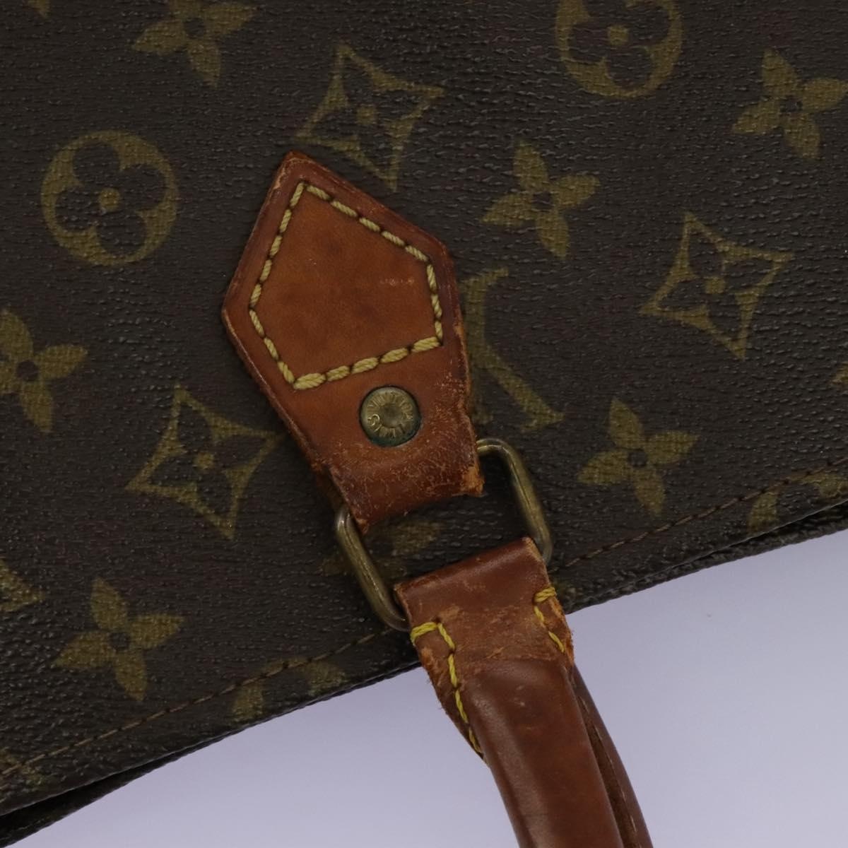LOUIS VUITTON Monogram Sac Plat Hand Bag M51140 - 10