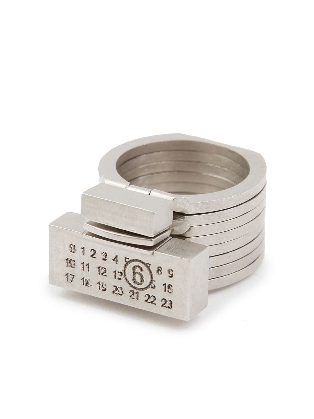 Tubing logo-engraved ring - 3