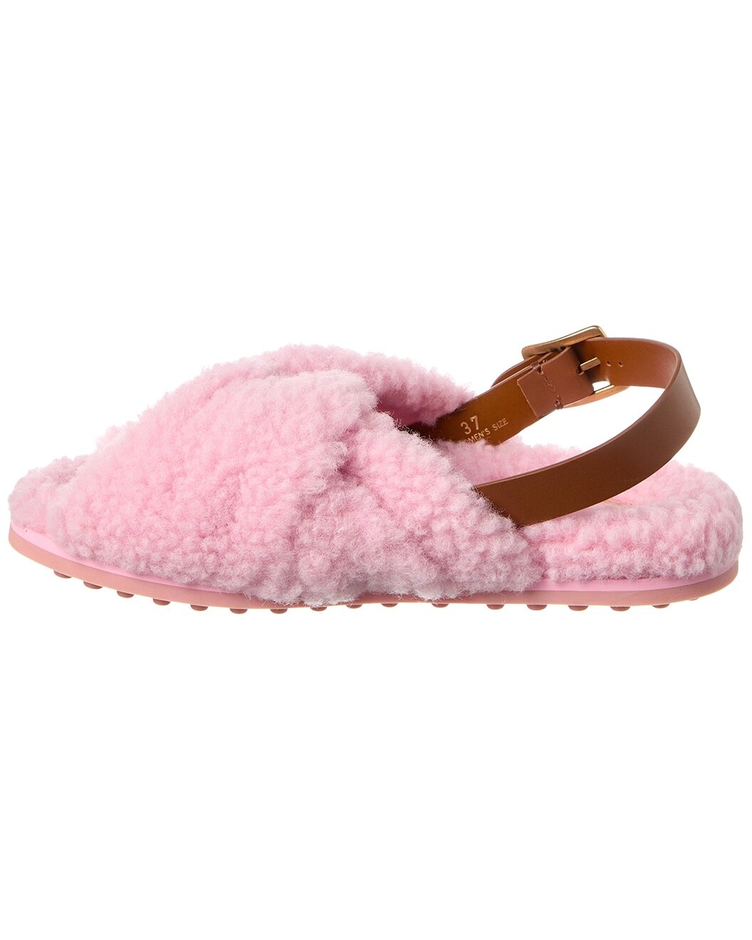 TOD’s Shearling & Leather Sandal - 2