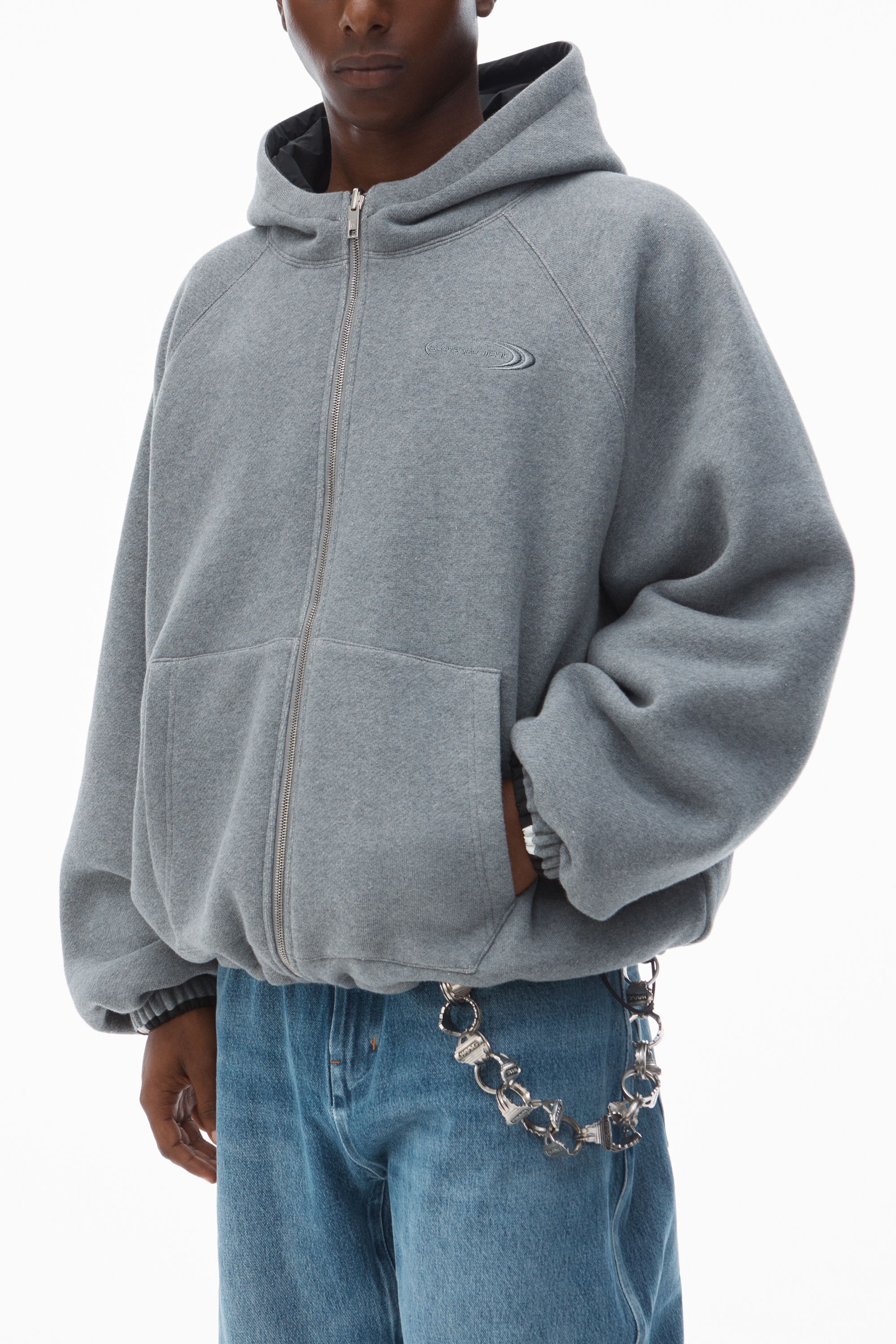 Unisex Reversible Raglan Hoodie - 4