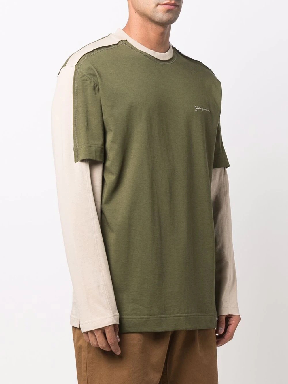 Yelò layered long-sleeve T-shirt - 3