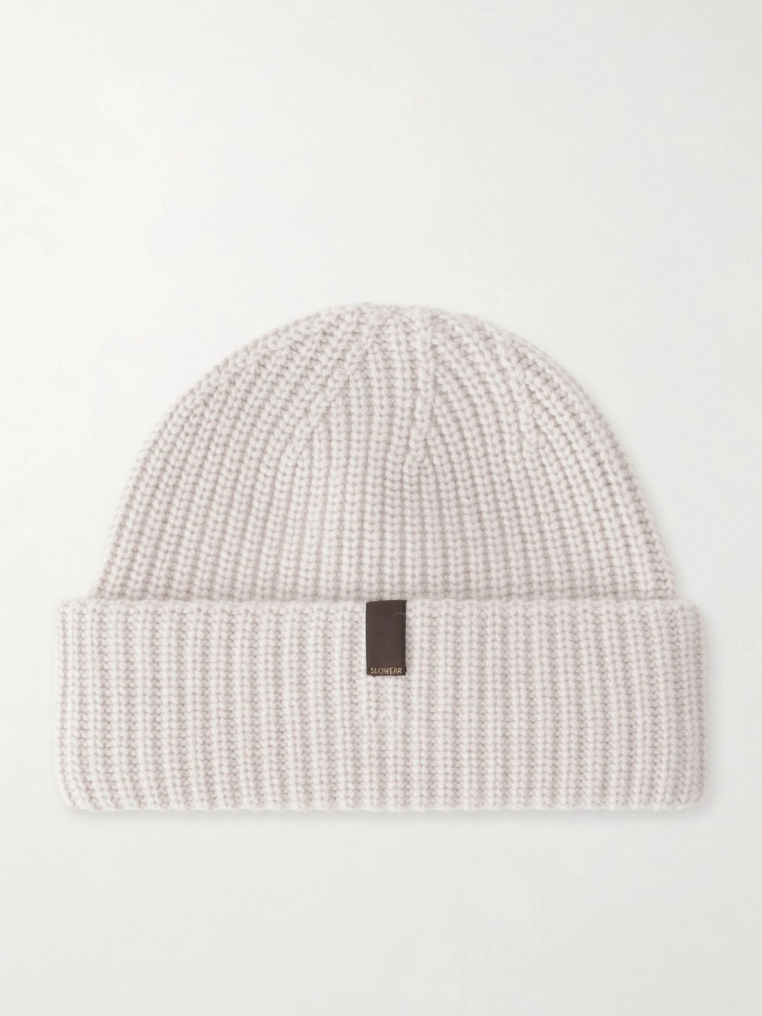 Zanone Logo-Appliquéd Cashmere Beanie Beige - 1