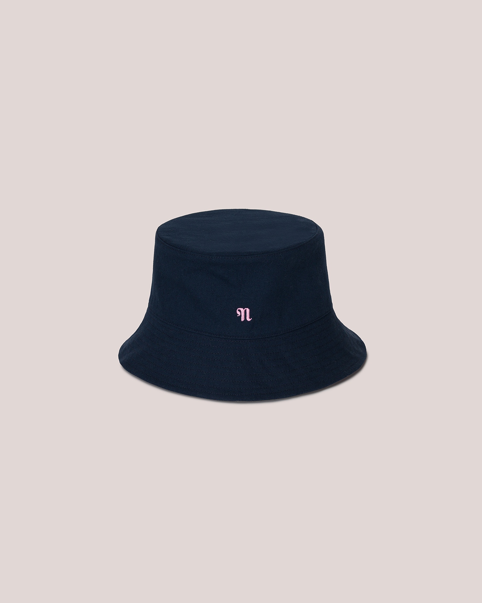 CARAN - Cotton-canvas bucket hat - Navy - 1