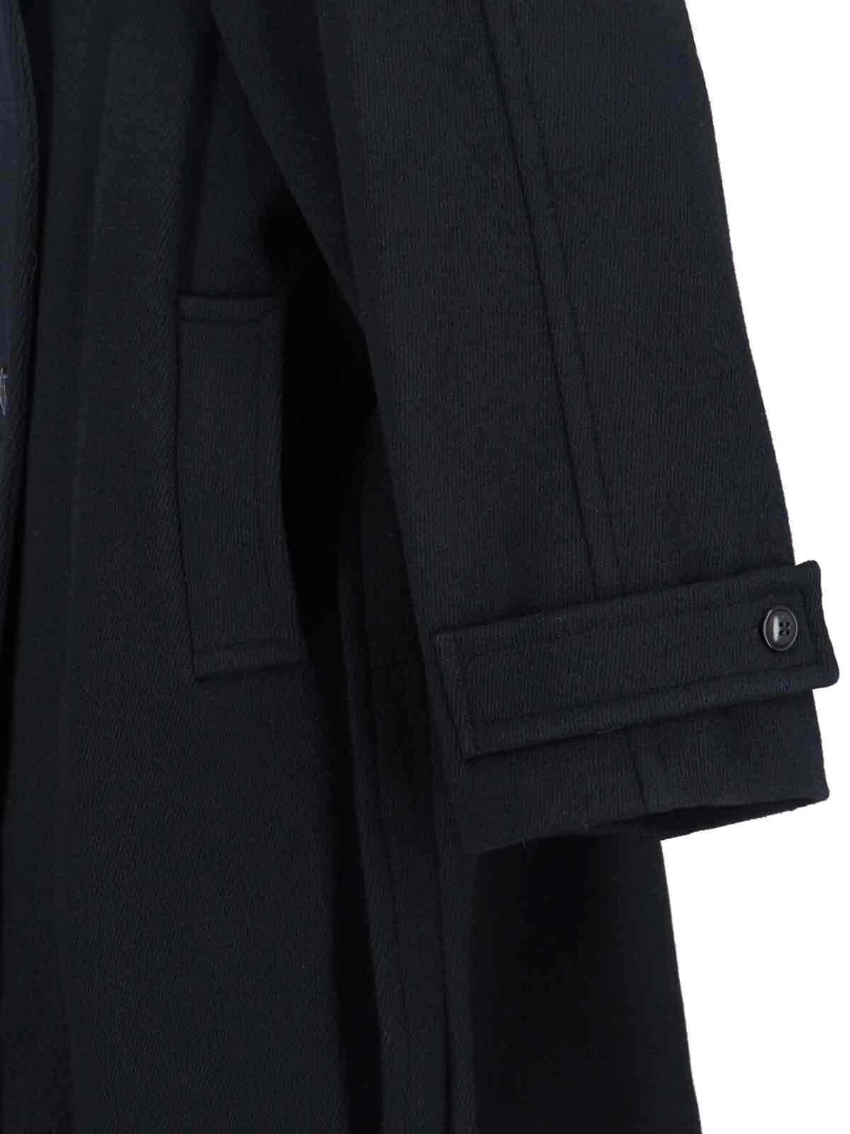 WOOL TWILL COAT - 5