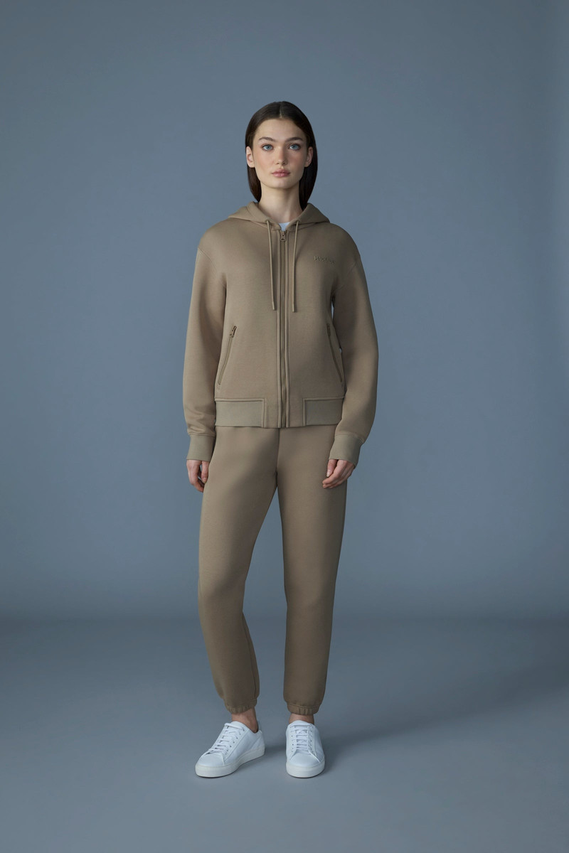 MACKAGE KRYSSA Double-Face Zip-Up Hoodie outlook