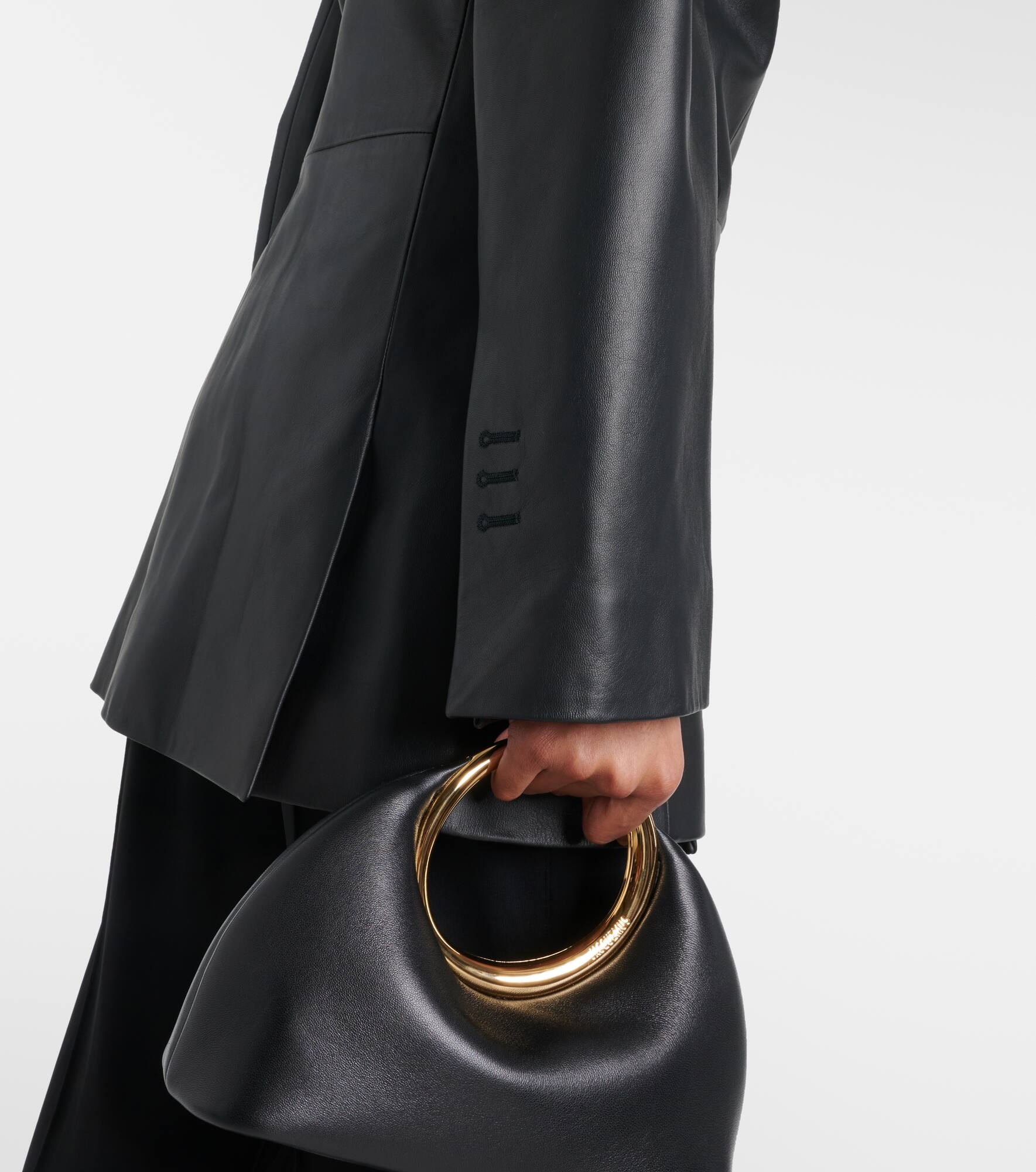 La Veste Tibau Cuir leather blazer - 6