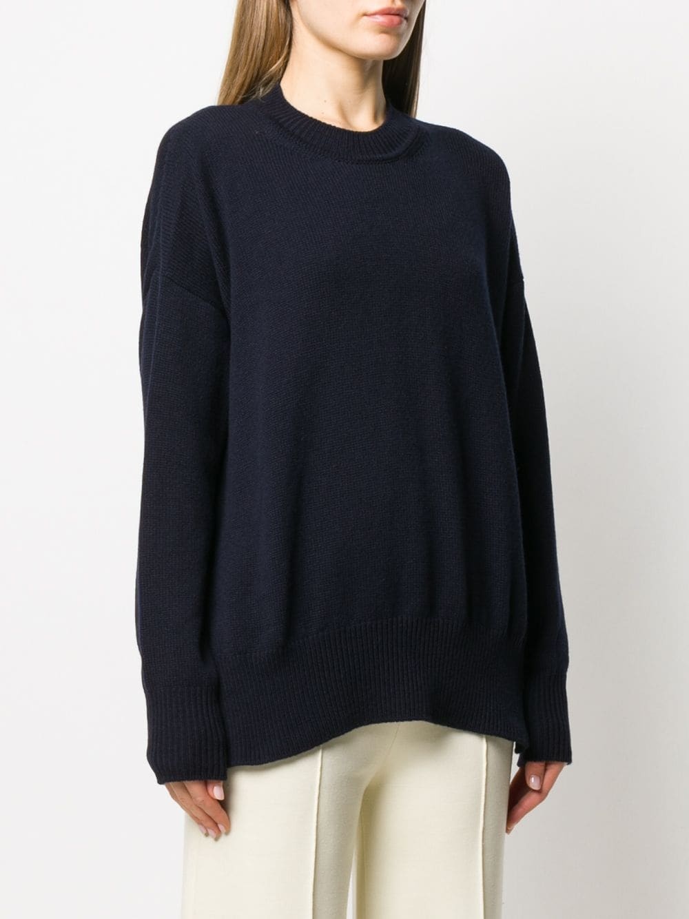 dropped-shoulder sweater - 3