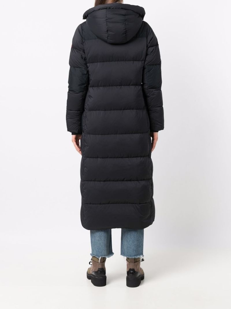 quilted-finish down coat - 4