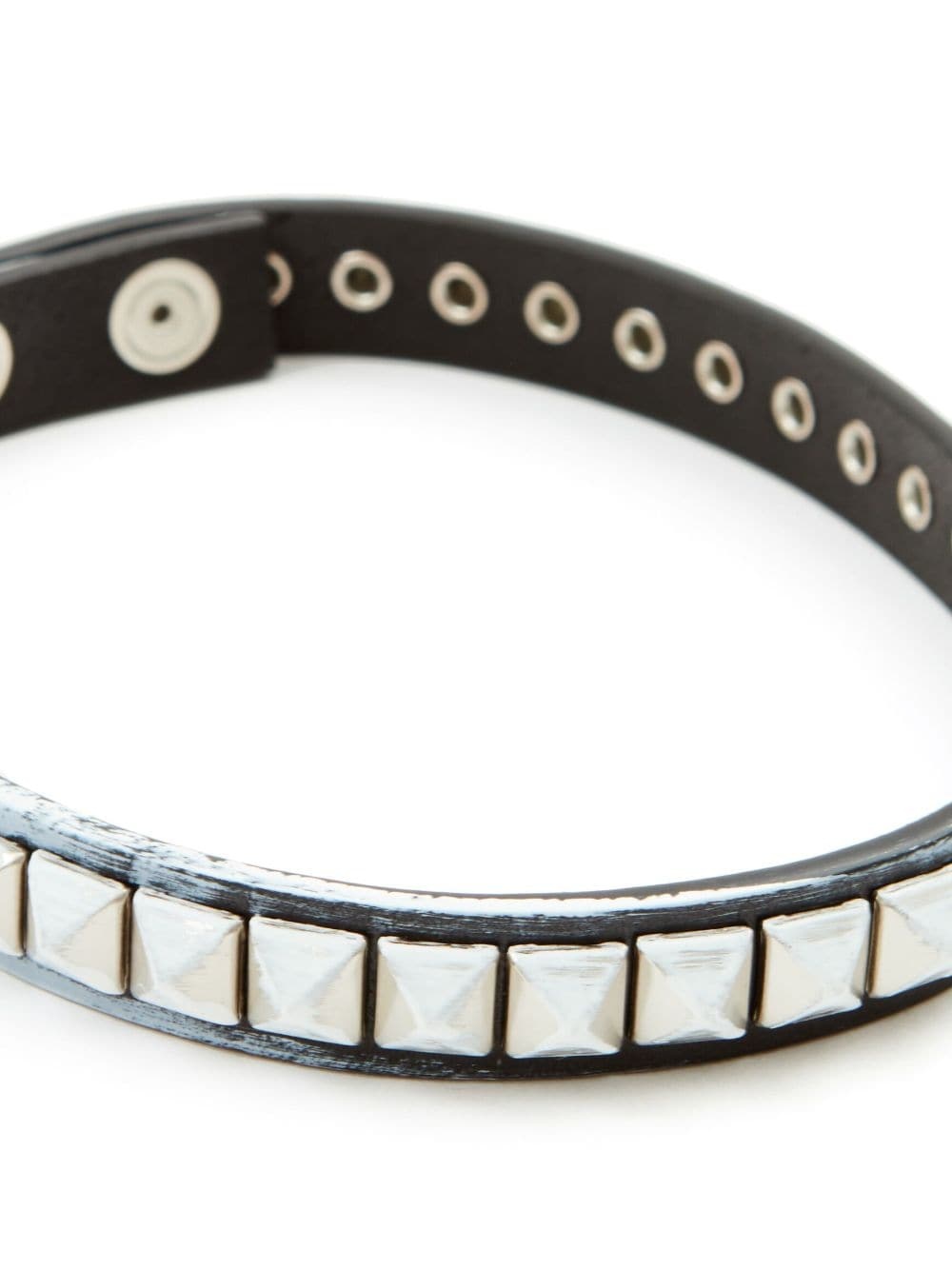 MM6 Maison Margiela stud-embellished leather choker necklace  