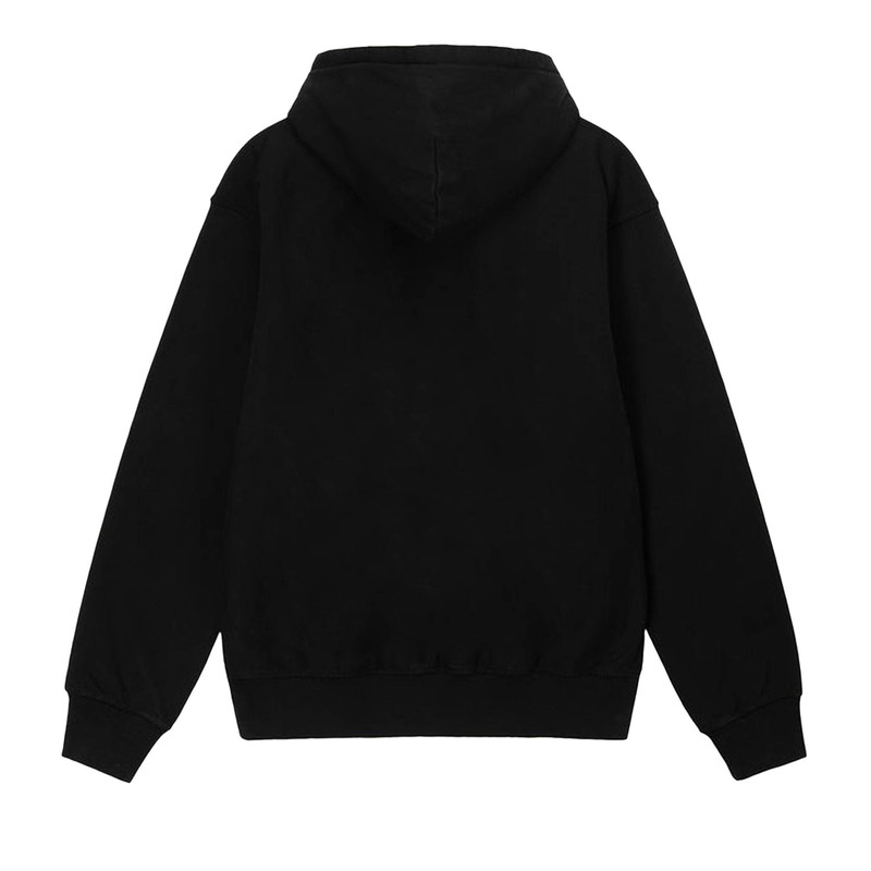 Stüssy Stussy Block Sport Pigment Dyed Hoodie 'Black' outlook