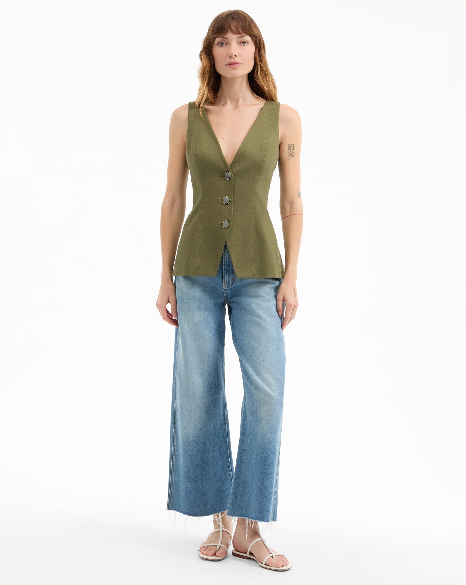 AVALINA V-NECK VEST - 6