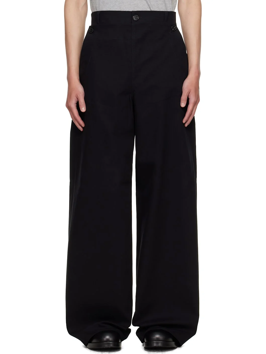 Black Sailor Trousers - 1