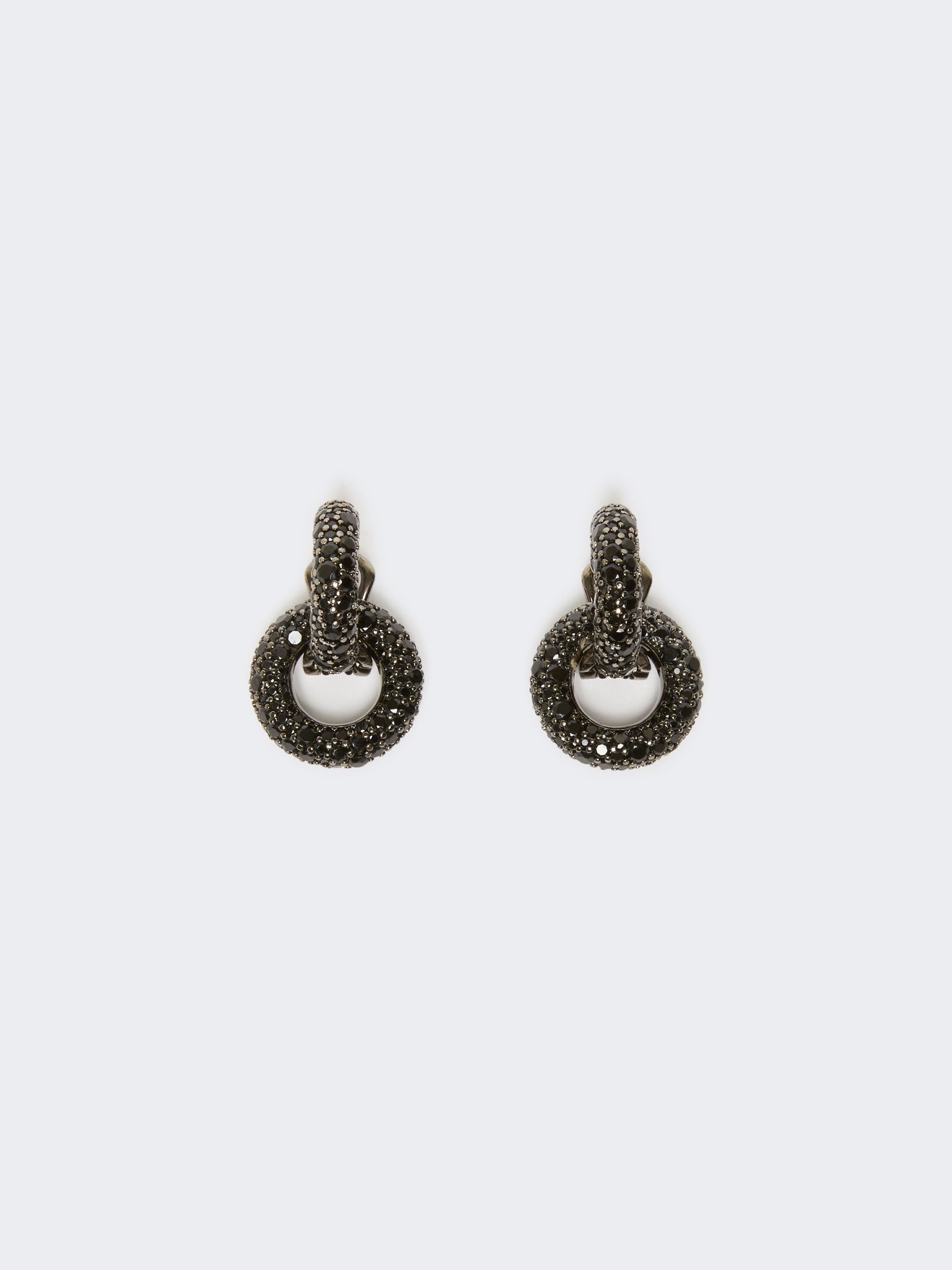 MMBOLDEAR Hoop earrings with rhinestones - 1