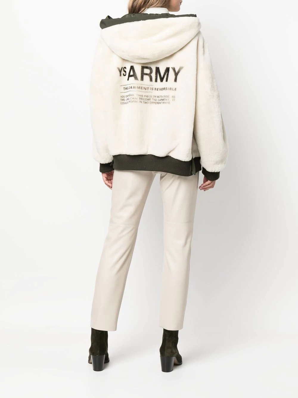 reversible hooded bomber jacket - 6