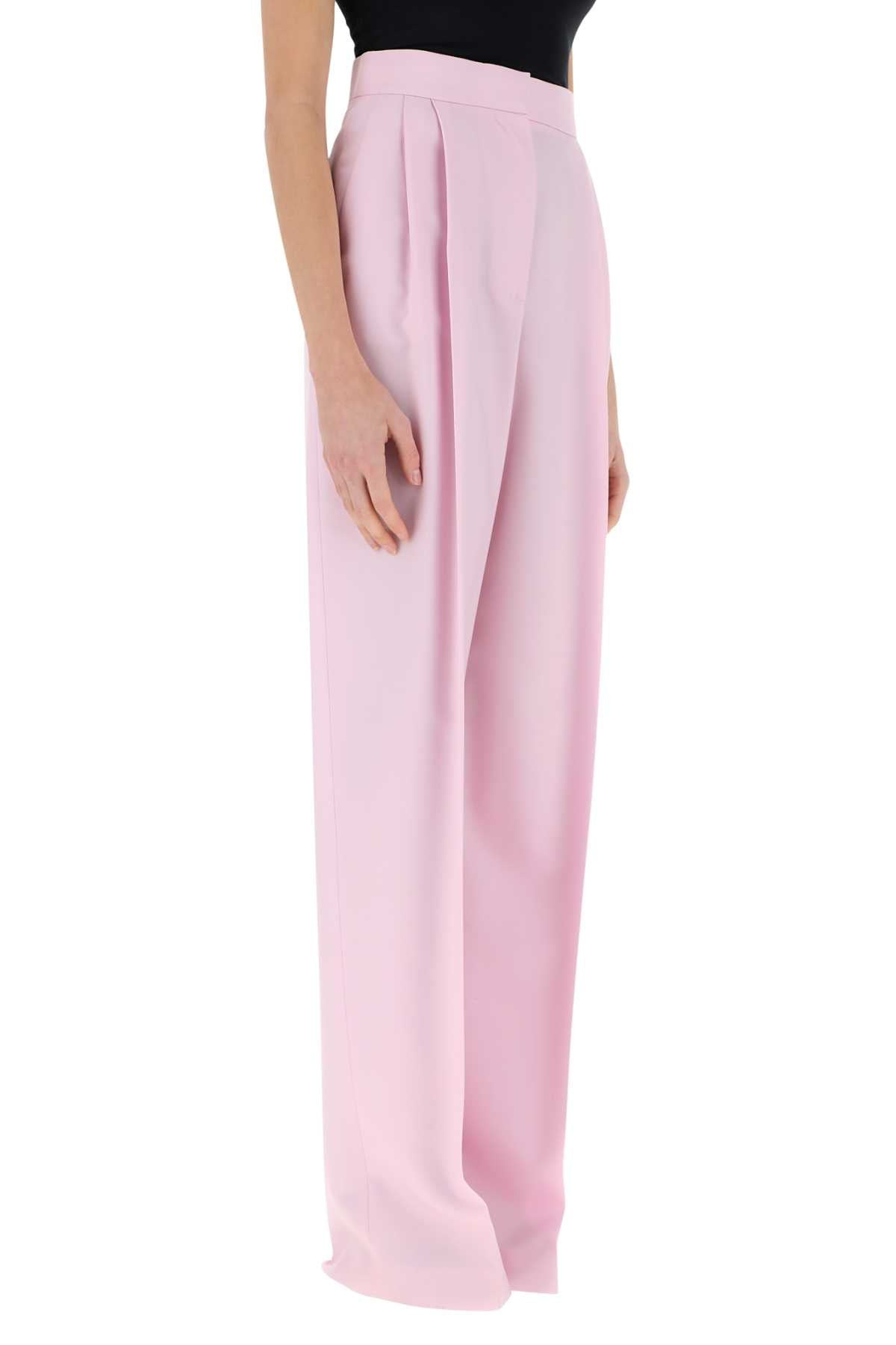 Alexander Mcqueen Women Pastel Pink Wool Pant - 3