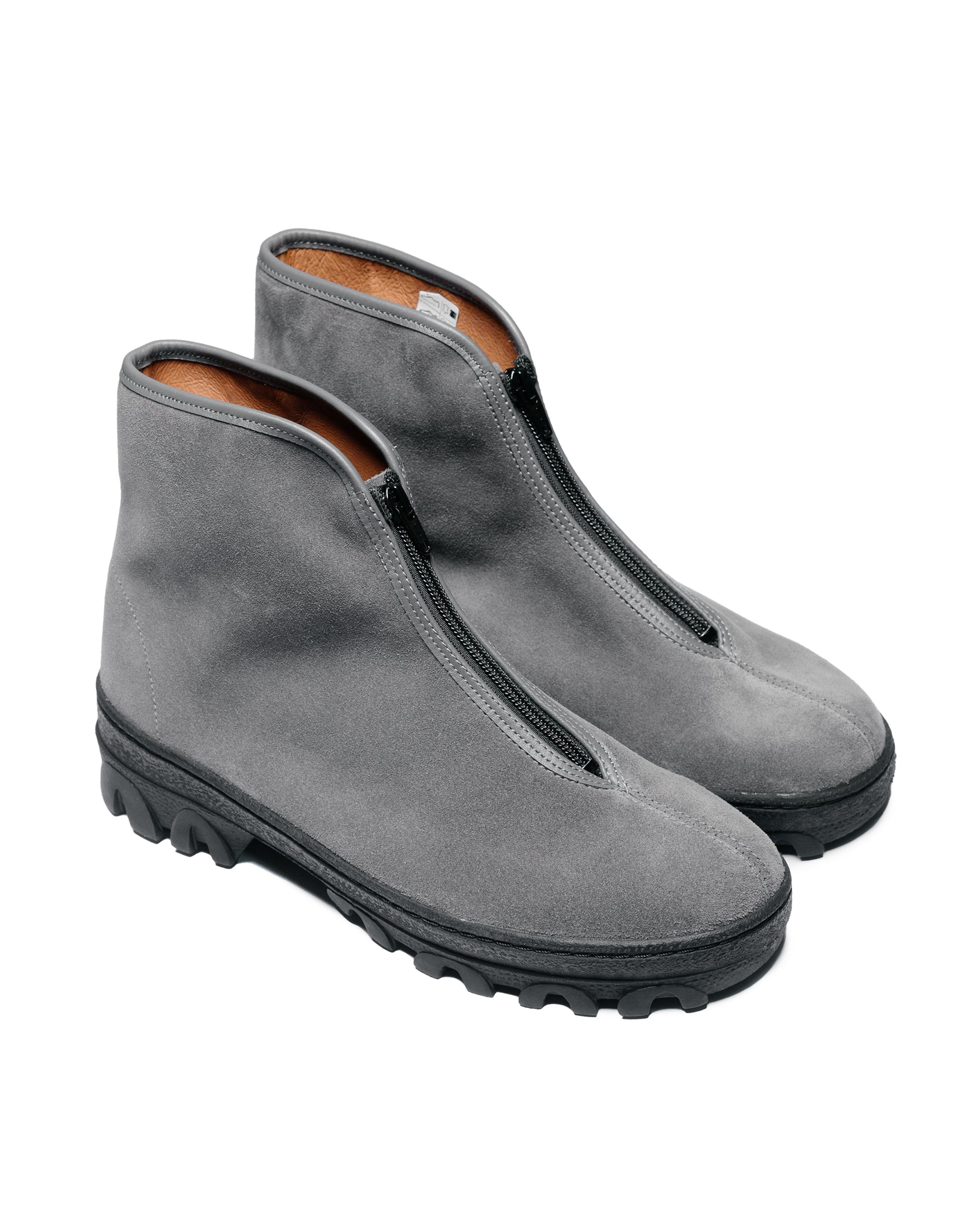 Russian Military Boots 540SS Dark Gray Suede - 2