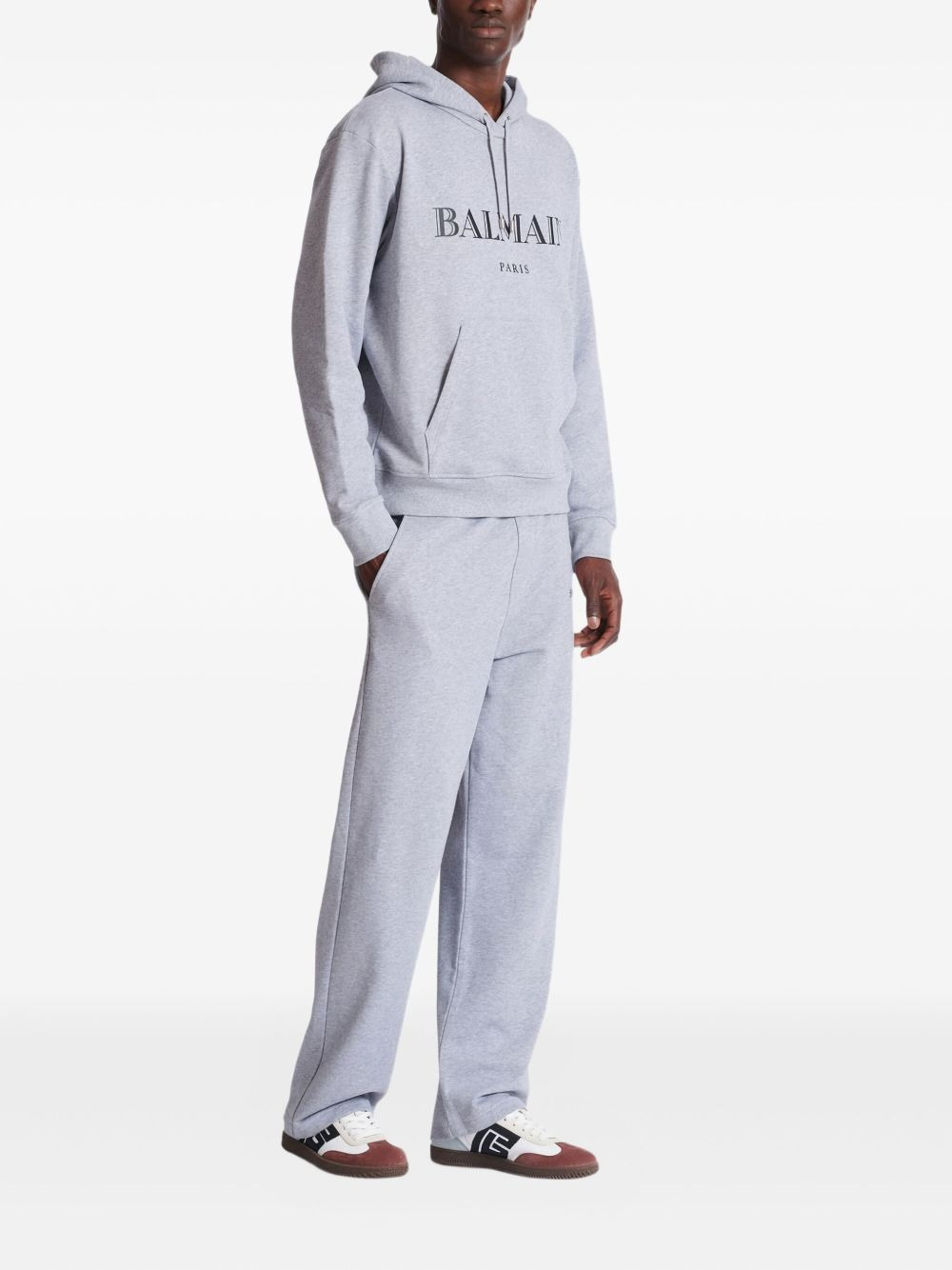 logo-print hoodie - 3