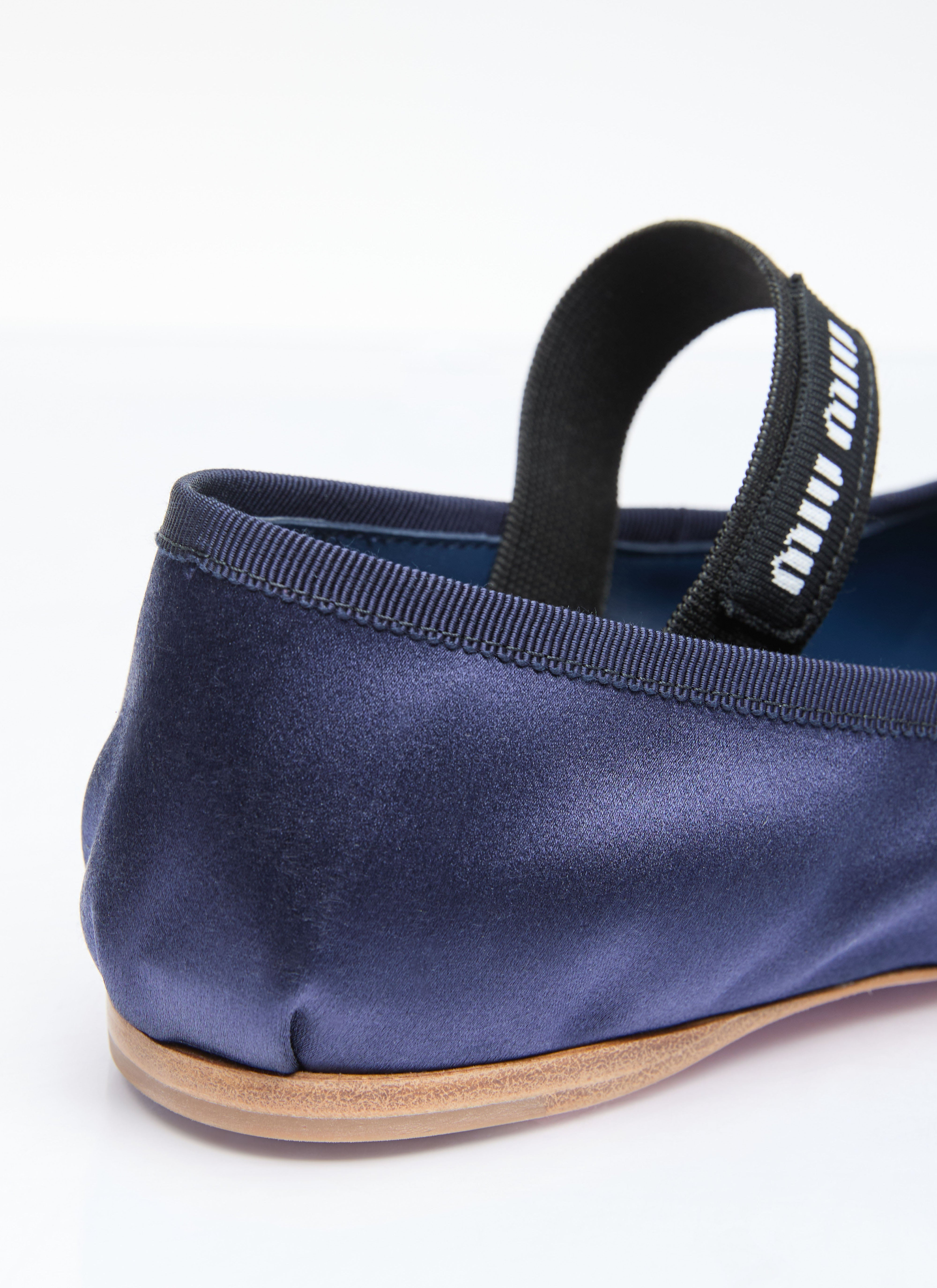 Miu Miu Women Satin Ballerina Flats - 5