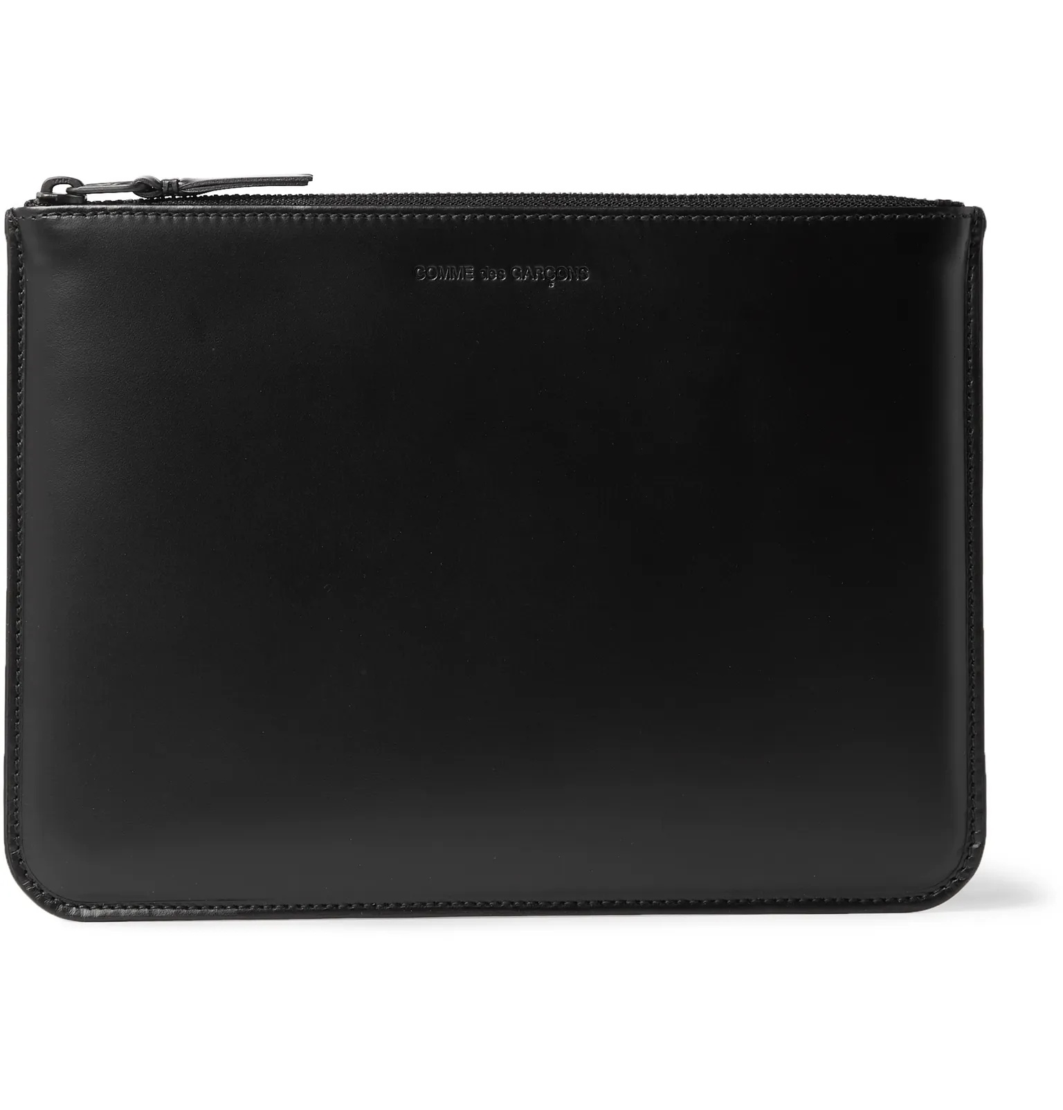 Logo-Debossed Leather Pouch - 1