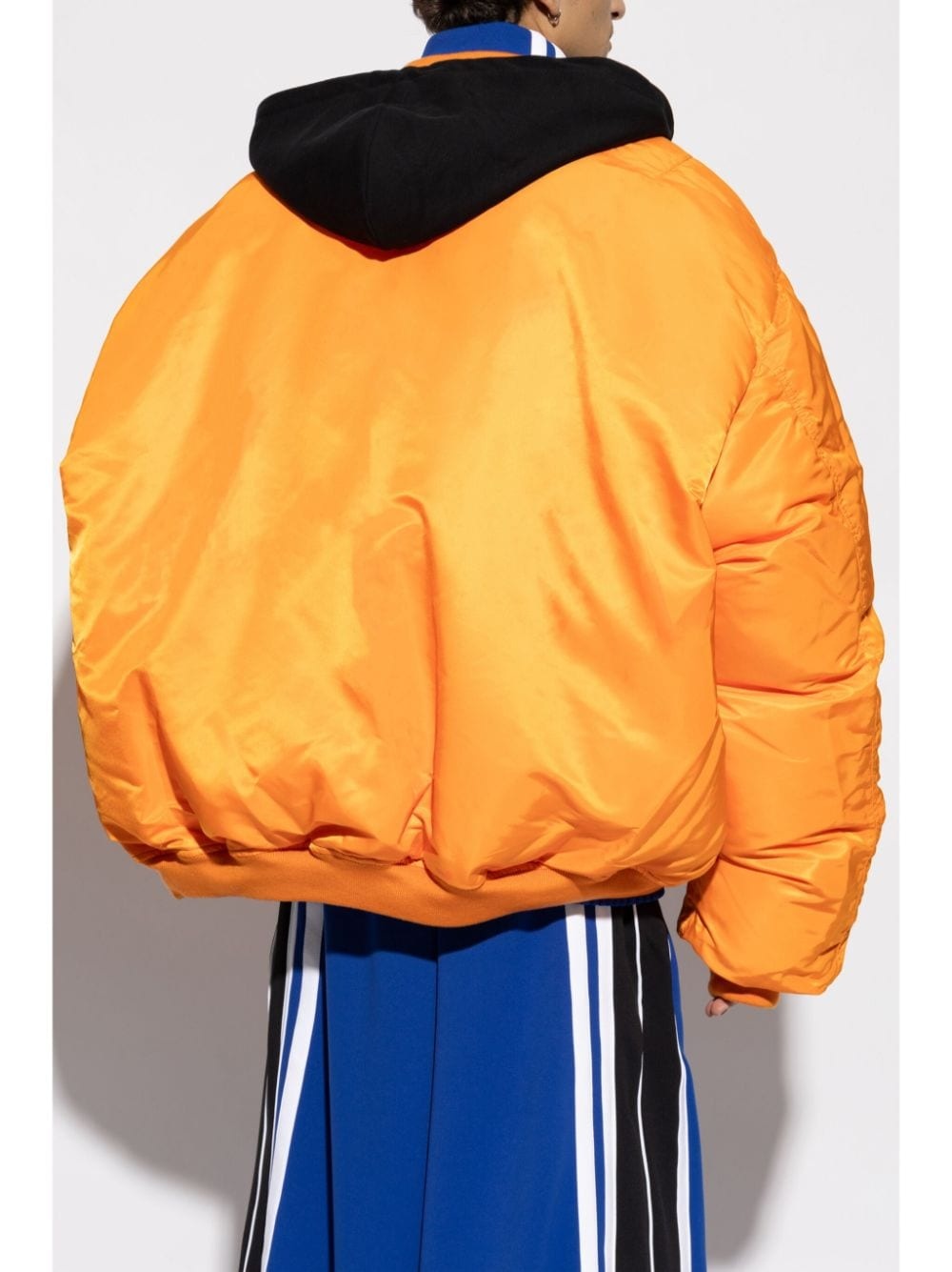 quilted hooded bomber jacket - 7