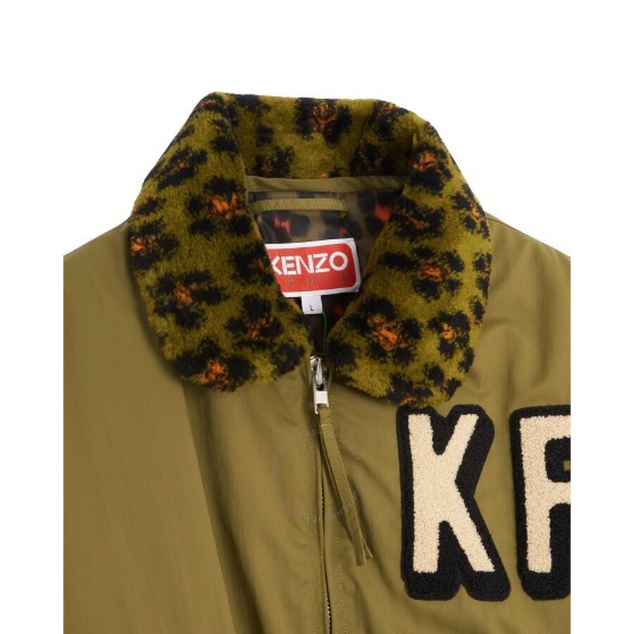 Kenzo Embroidered Logo Pocket Bomber Jacket - 3