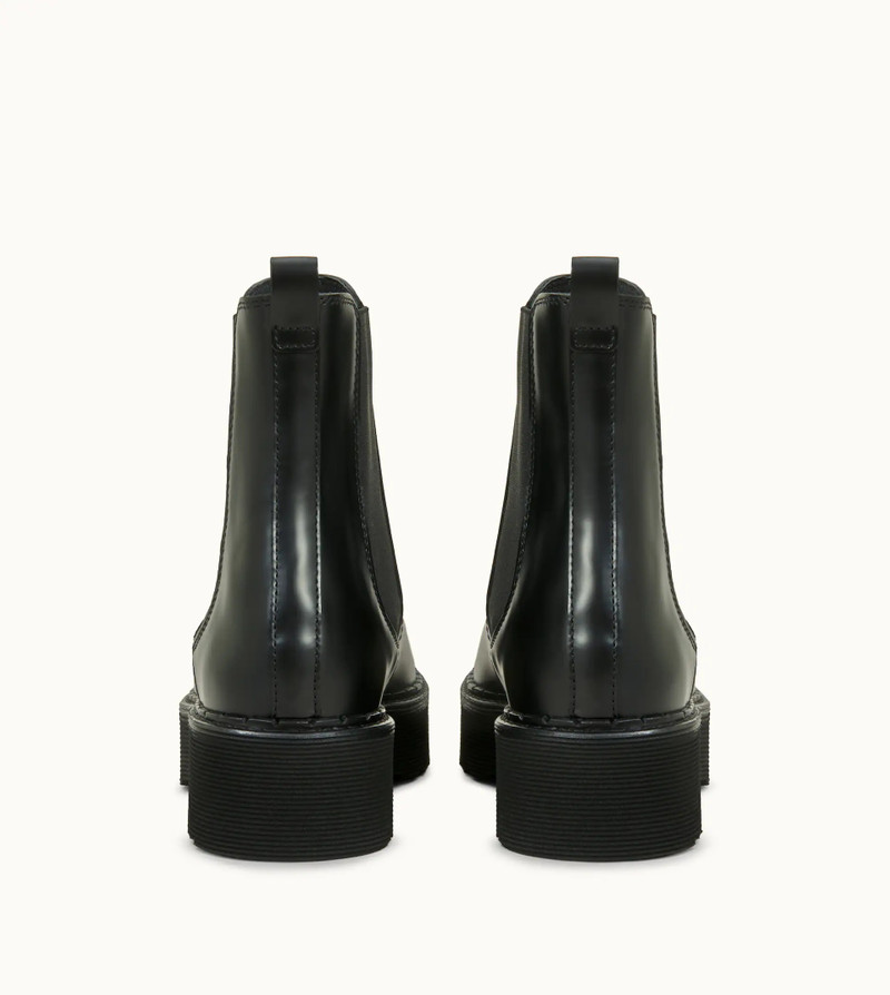 ANKLE BOOTS IN LEATHER - BLACK 3