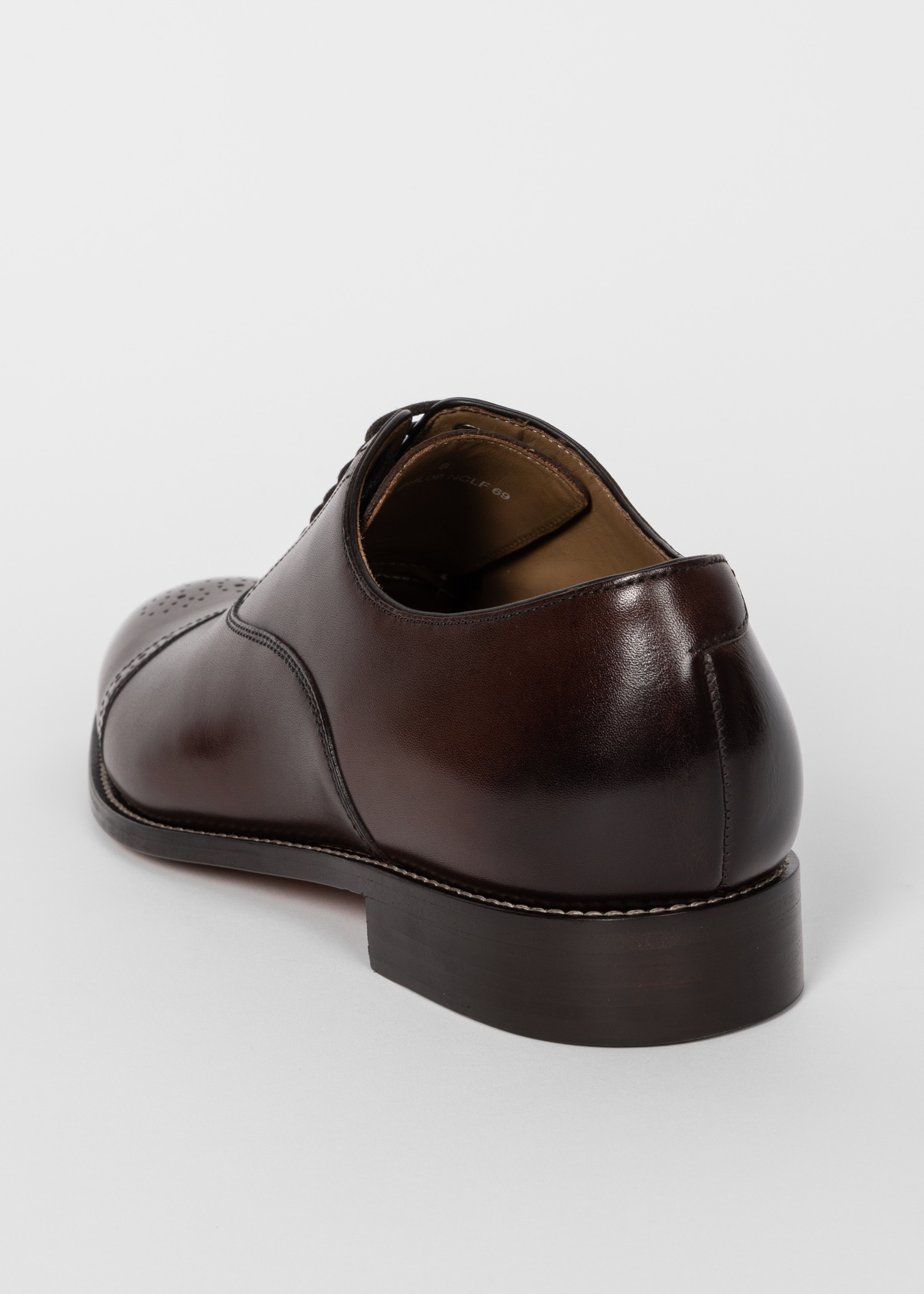 Brown Leather 'Philip' Shoes - 3