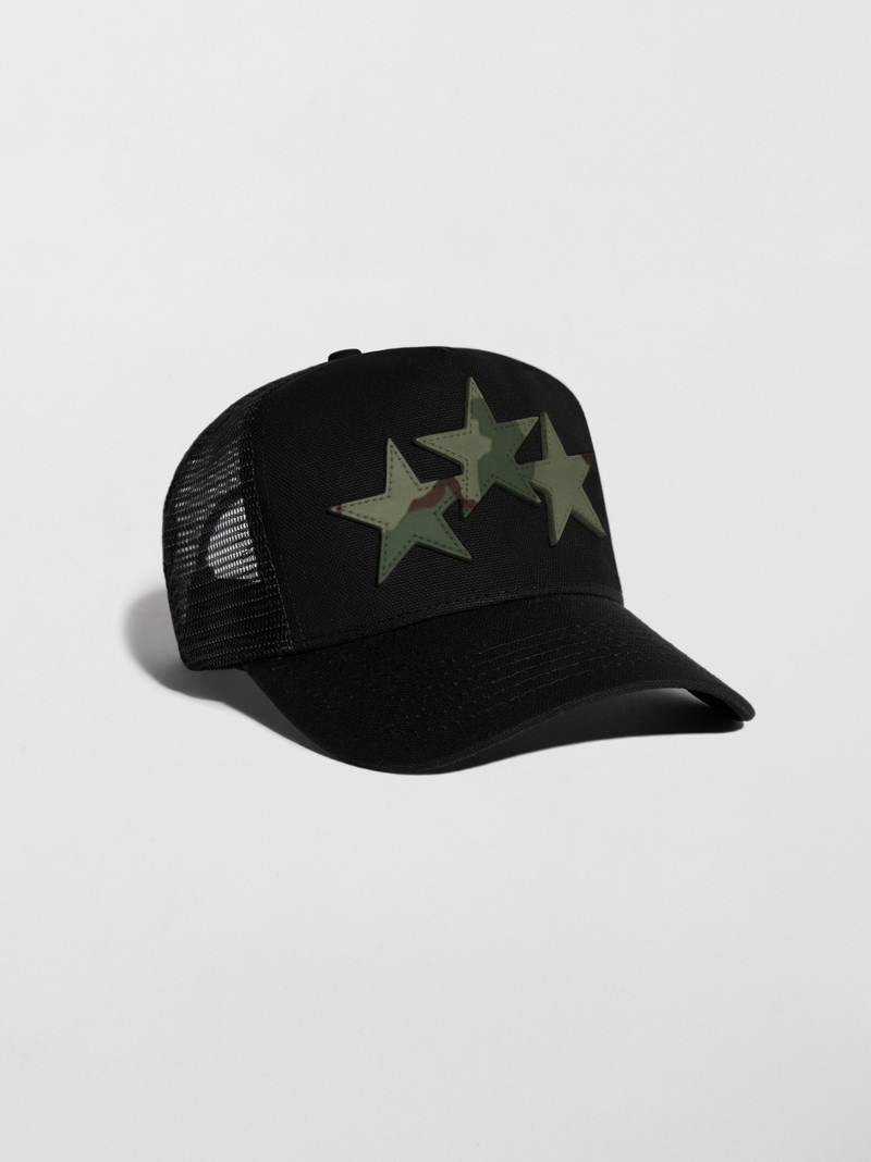 AMIRI THREE STAR TRUCKER HAT outlook