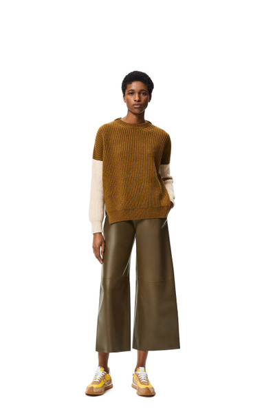 Loewe Sweater in ribbed alpaca, polyamide and wool outlook