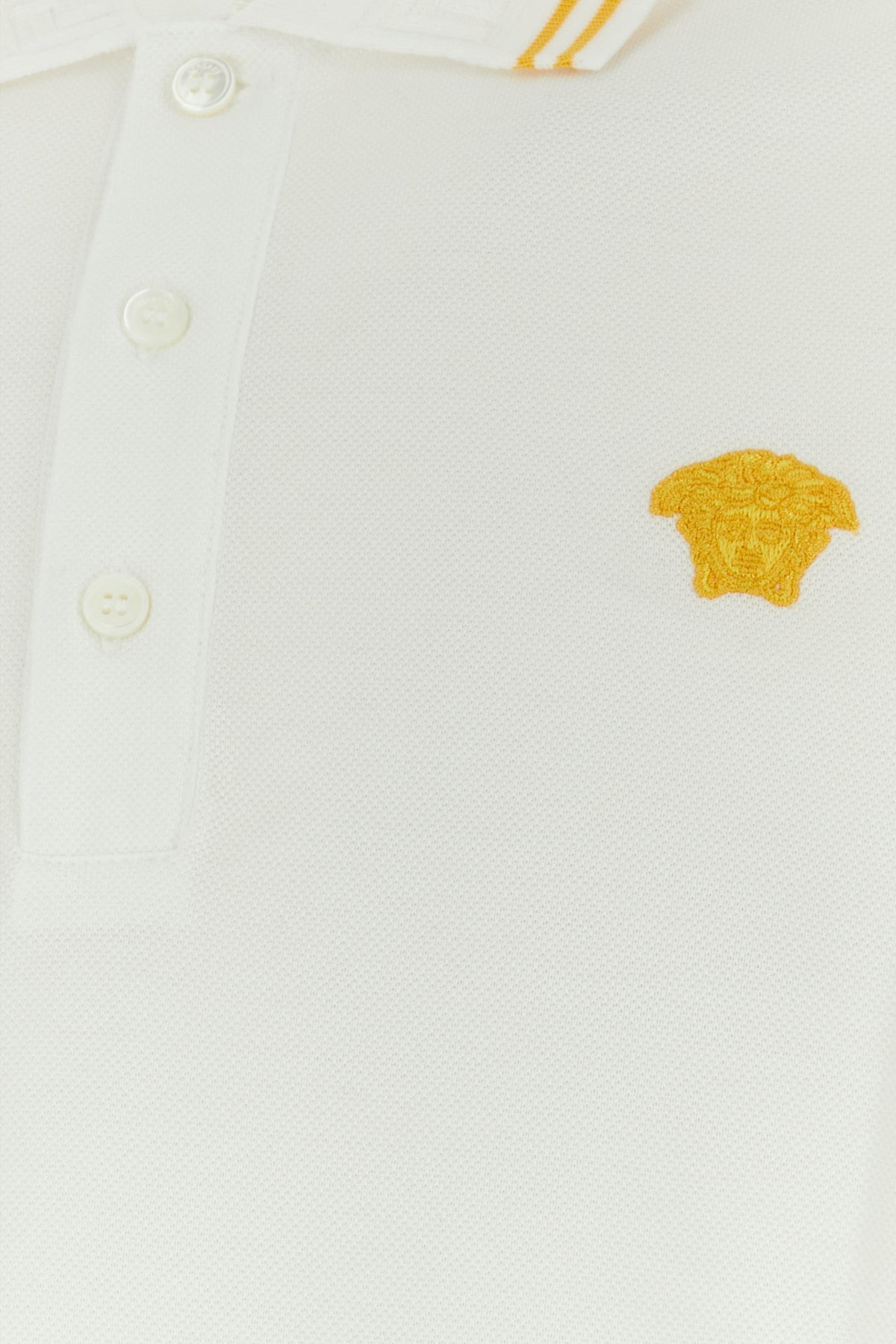 White piquet polo shirt - 3